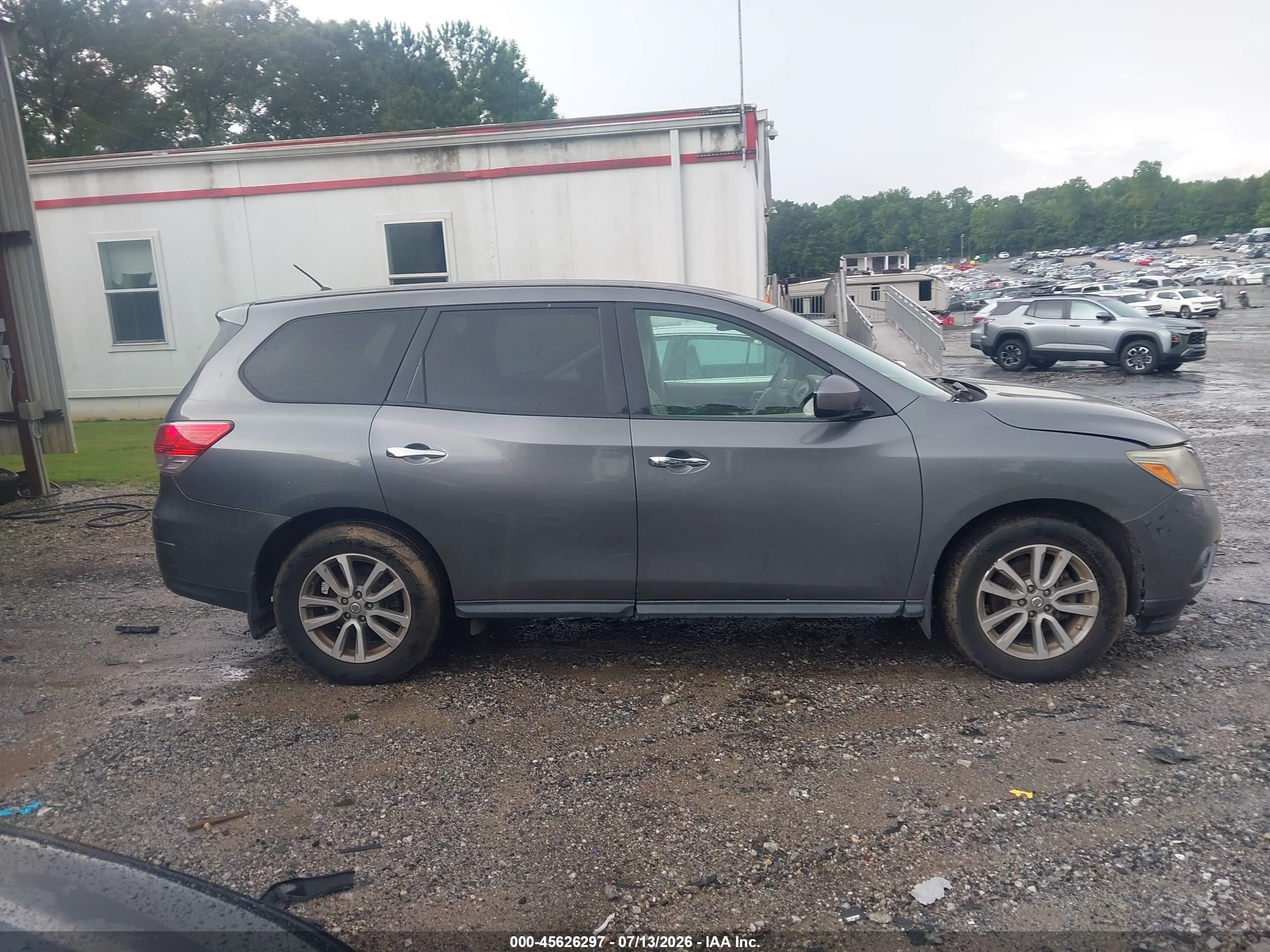 2015 Nissan Pathfinder S Green vin: 5N1AR2MN2FC601702