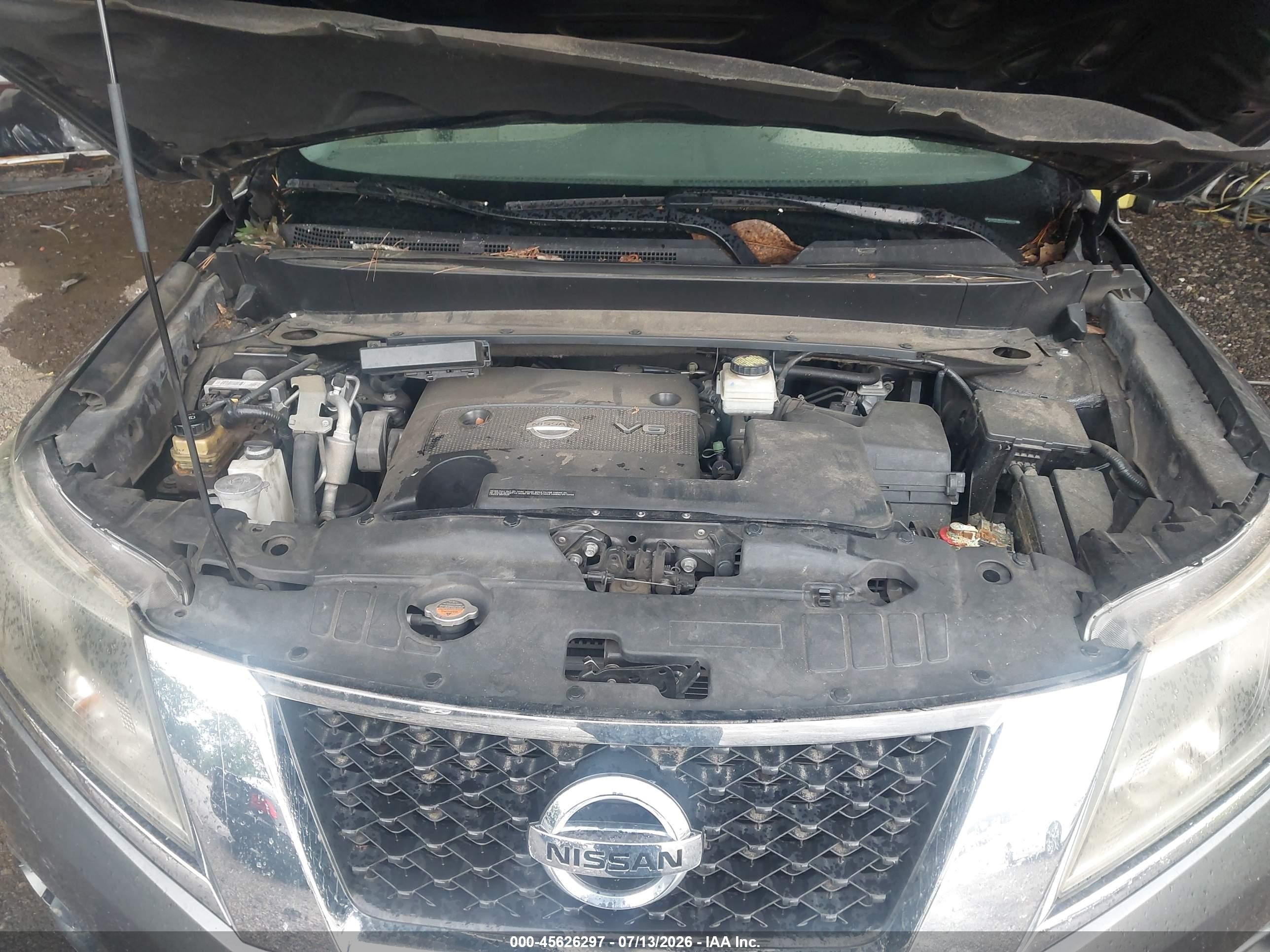 2015 Nissan Pathfinder S Green vin: 5N1AR2MN2FC601702