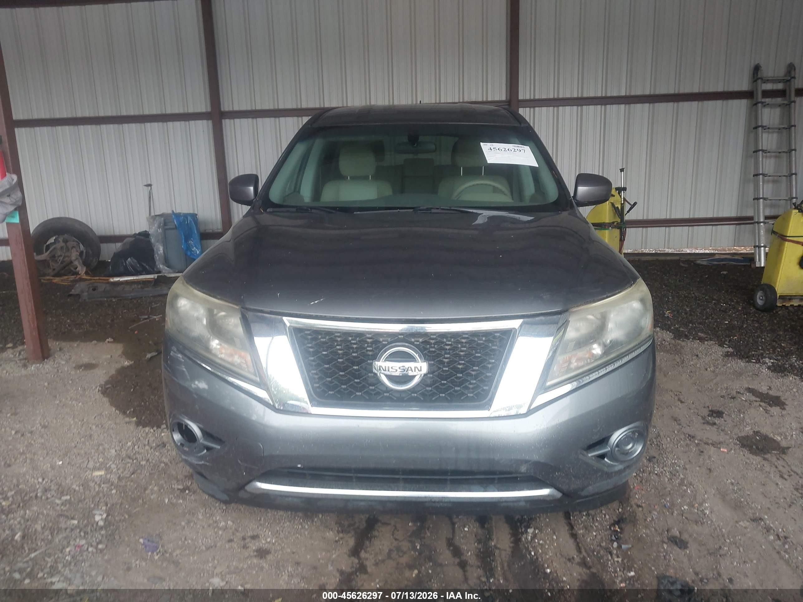 2015 Nissan Pathfinder S Green vin: 5N1AR2MN2FC601702