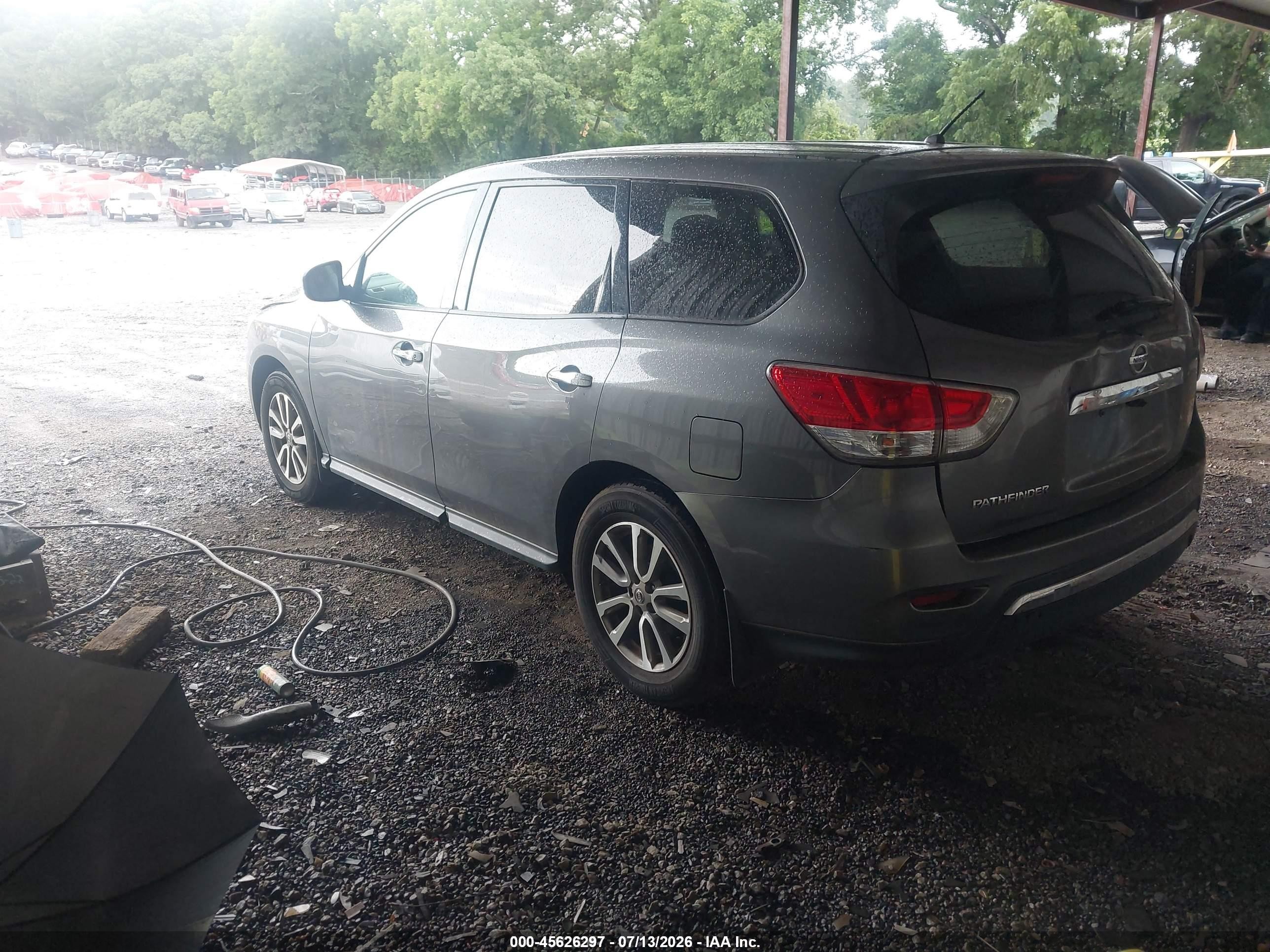 2015 Nissan Pathfinder S Green vin: 5N1AR2MN2FC601702