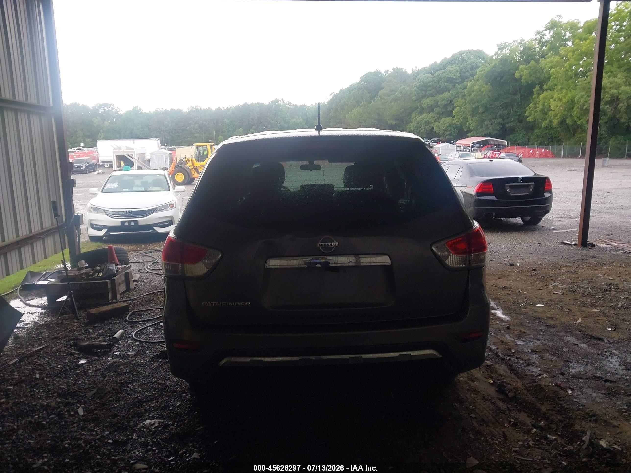 2015 Nissan Pathfinder S Green vin: 5N1AR2MN2FC601702