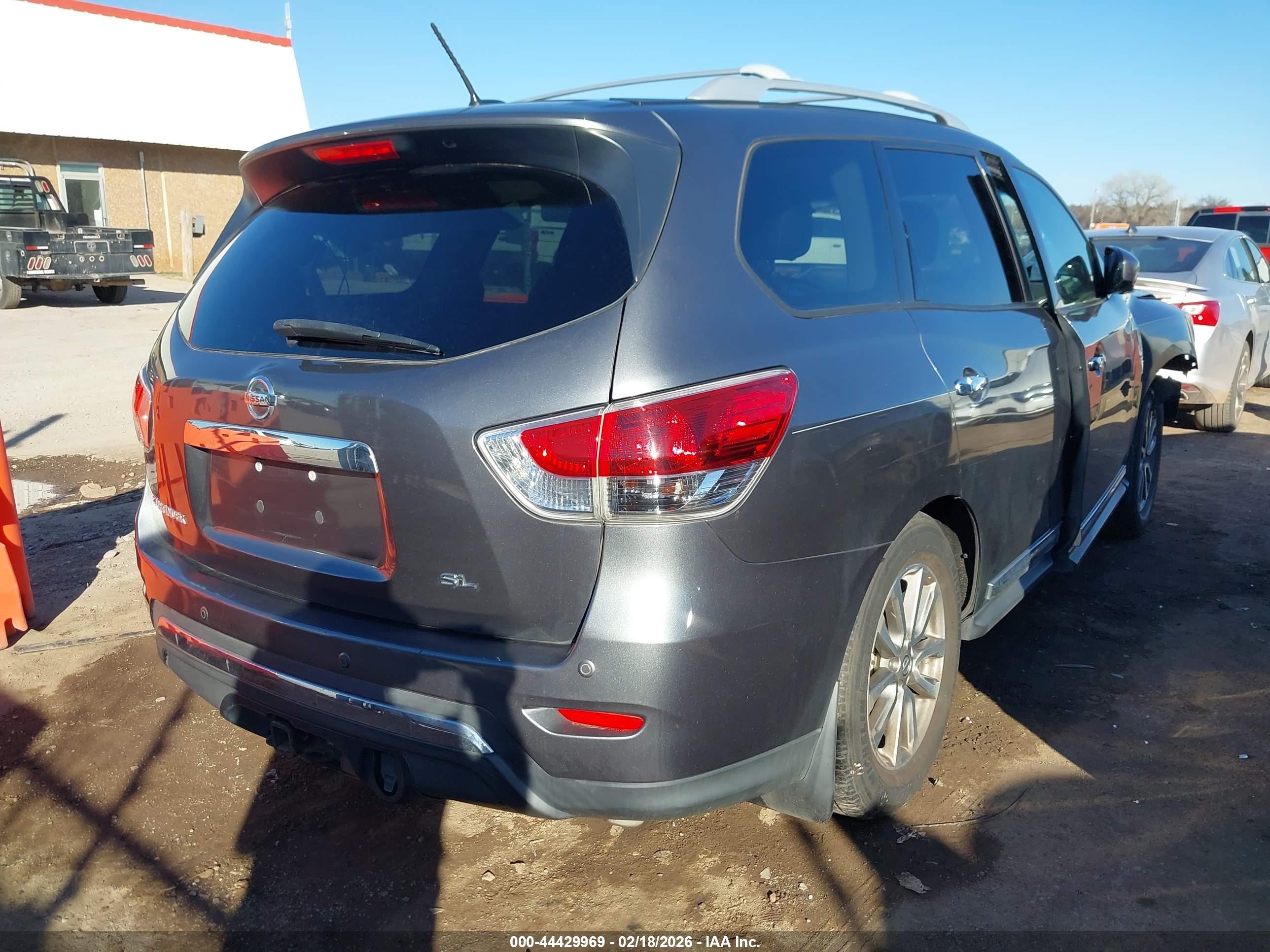 2015 Nissan Pathfinder Sl Black vin: 5N1AR2MN2FC602672