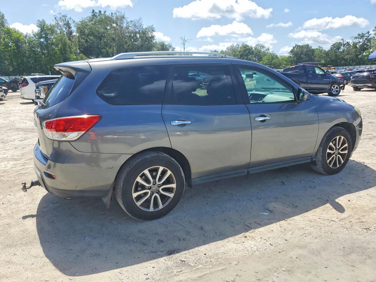 2015 Nissan Pathfinder S Серый vin: 5N1AR2MN2FC634358