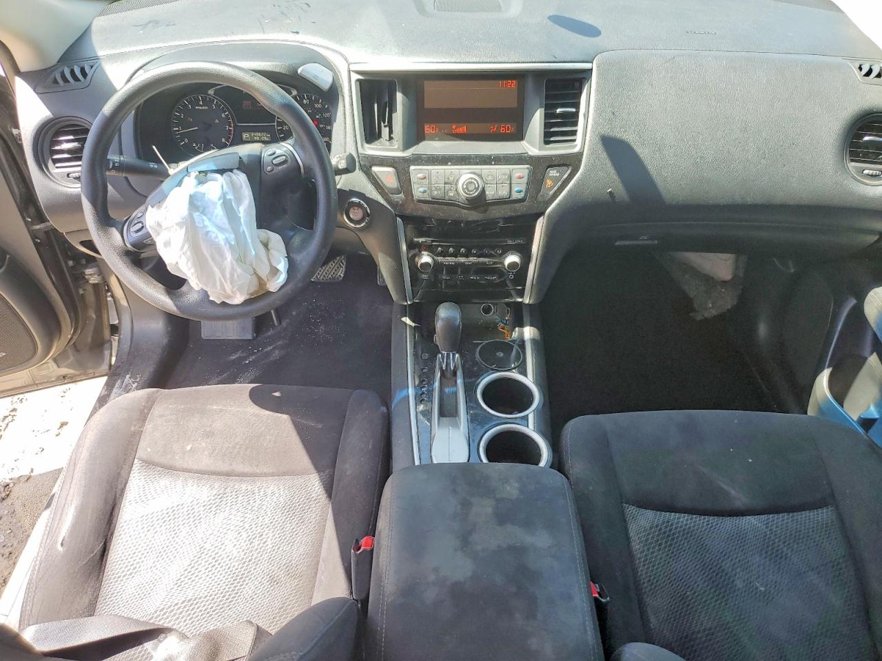 2015 Nissan Pathfinder S Серый vin: 5N1AR2MN2FC634358