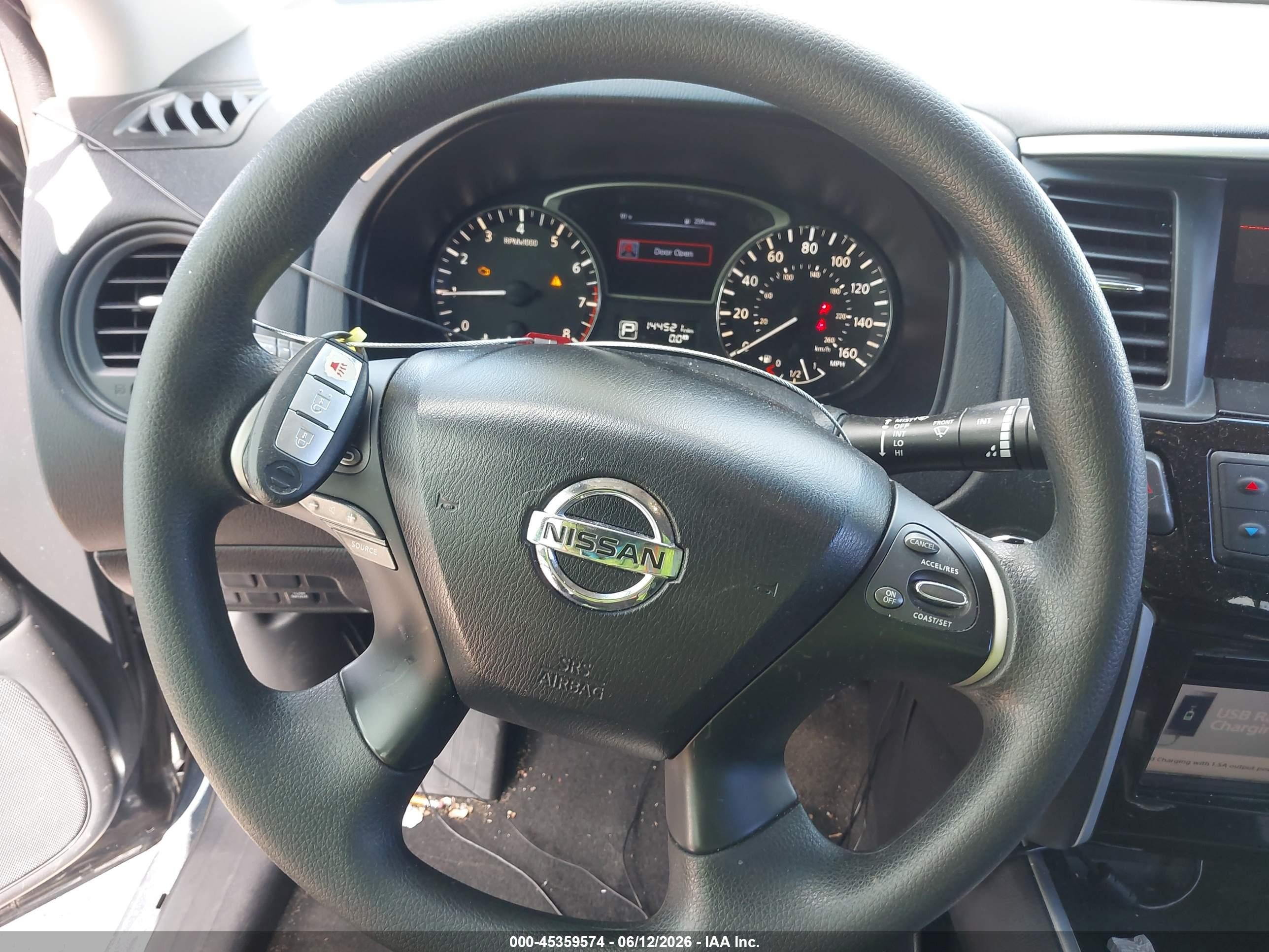 2015 Nissan Pathfinder S Синий vin: 5N1AR2MN2FC634568