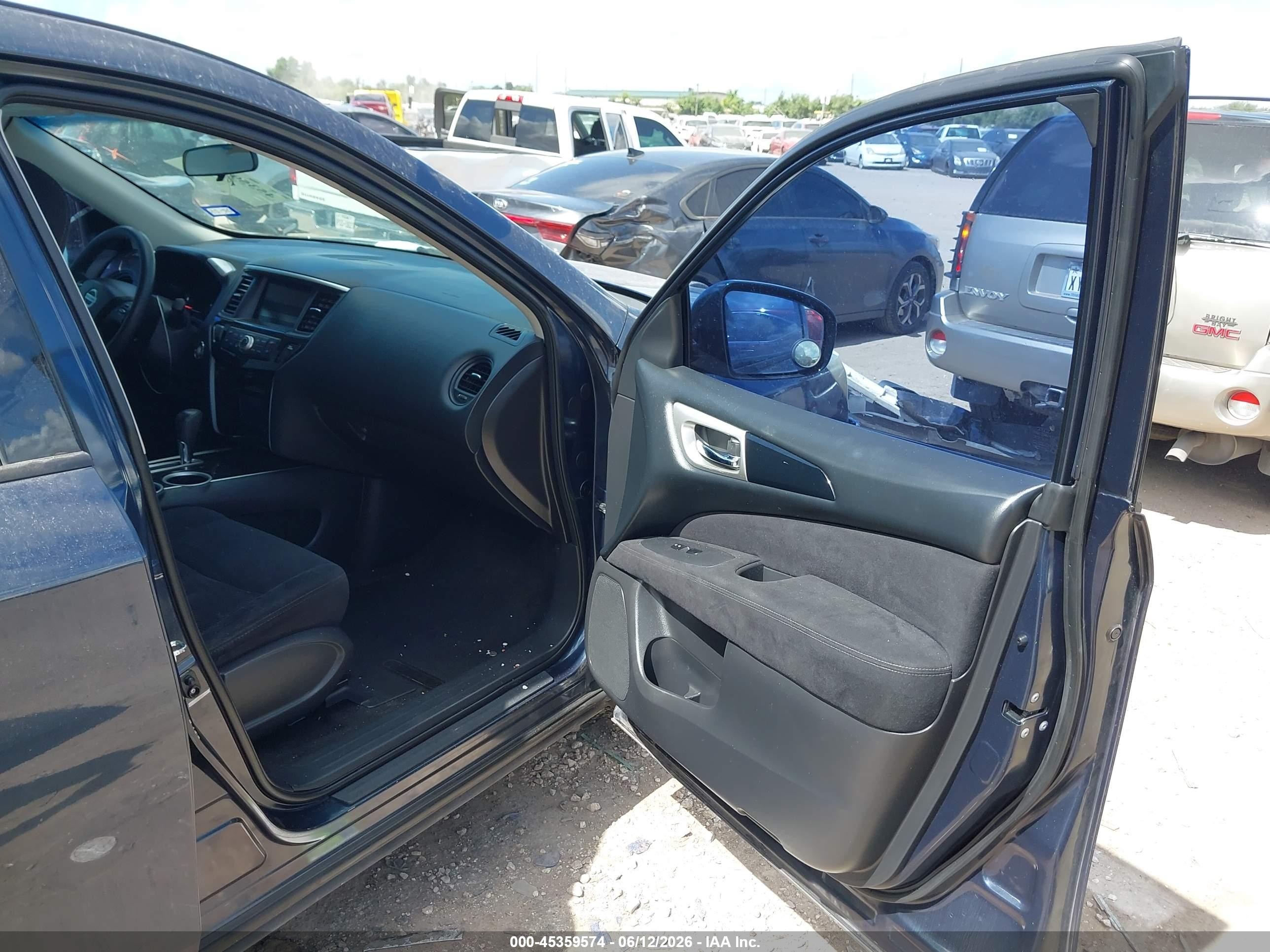 2015 Nissan Pathfinder S Синий vin: 5N1AR2MN2FC634568