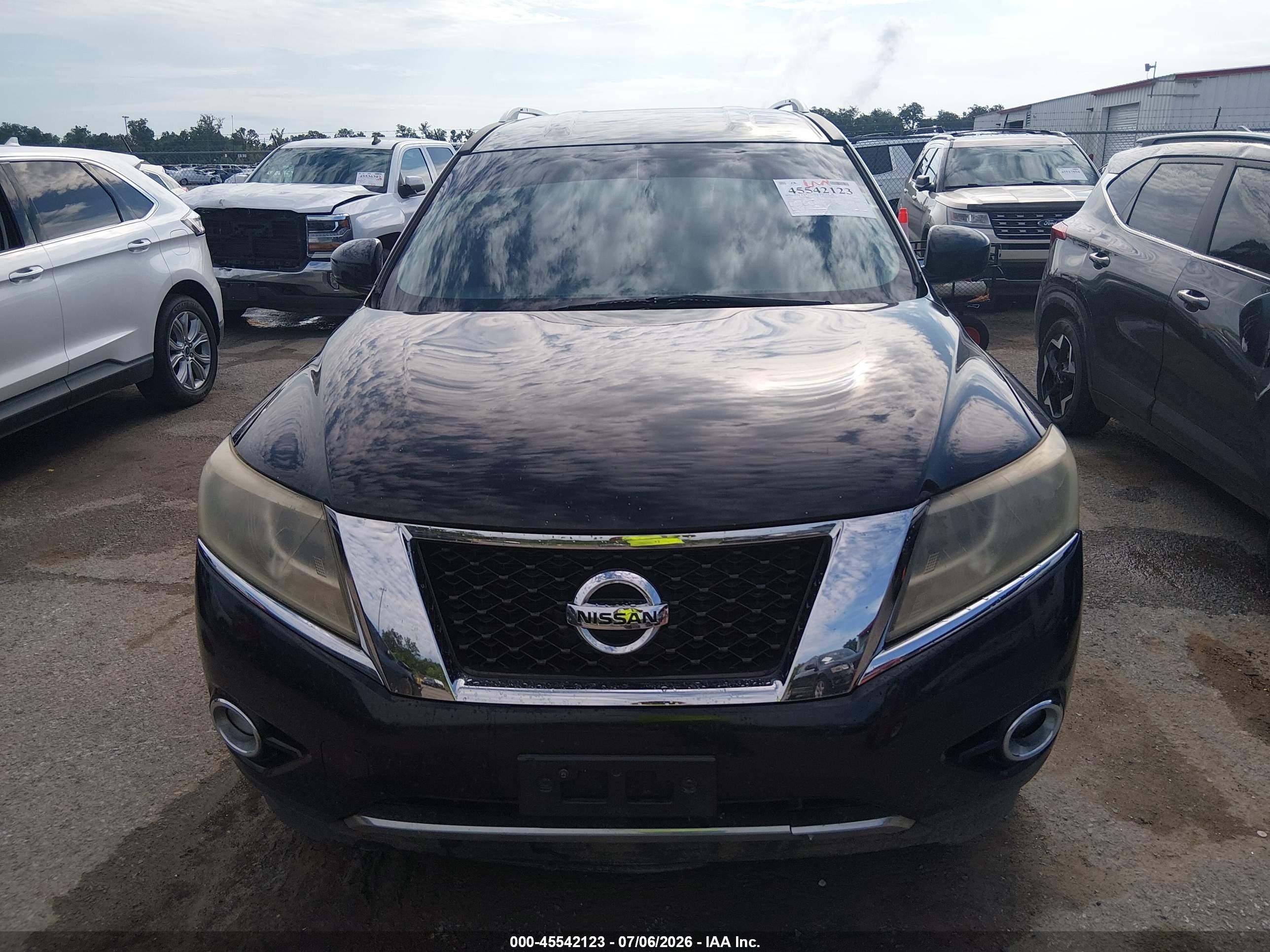 2015 Nissan Pathfinder Platinum/s/sl/sv Black vin: 5N1AR2MN2FC647725