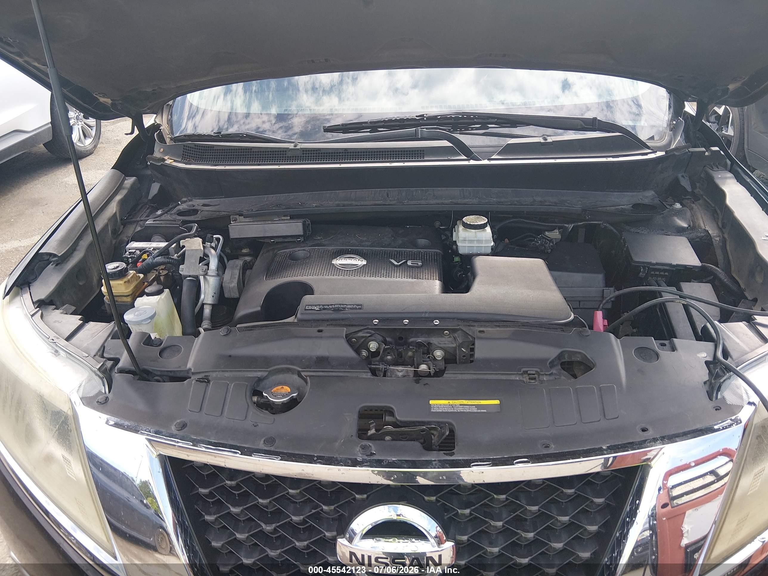 2015 Nissan Pathfinder Platinum/s/sl/sv Black vin: 5N1AR2MN2FC647725