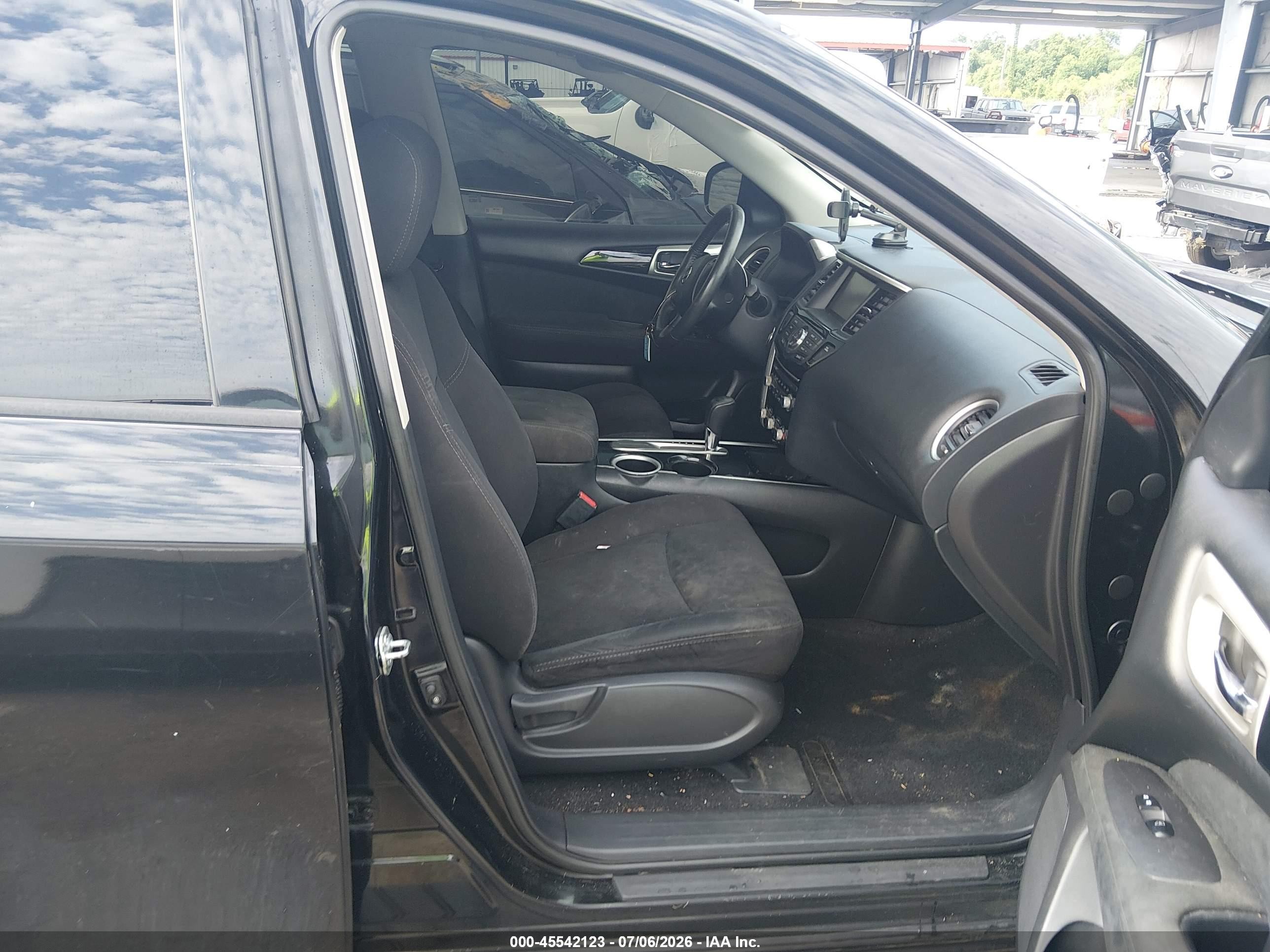 2015 Nissan Pathfinder Platinum/s/sl/sv Black vin: 5N1AR2MN2FC647725