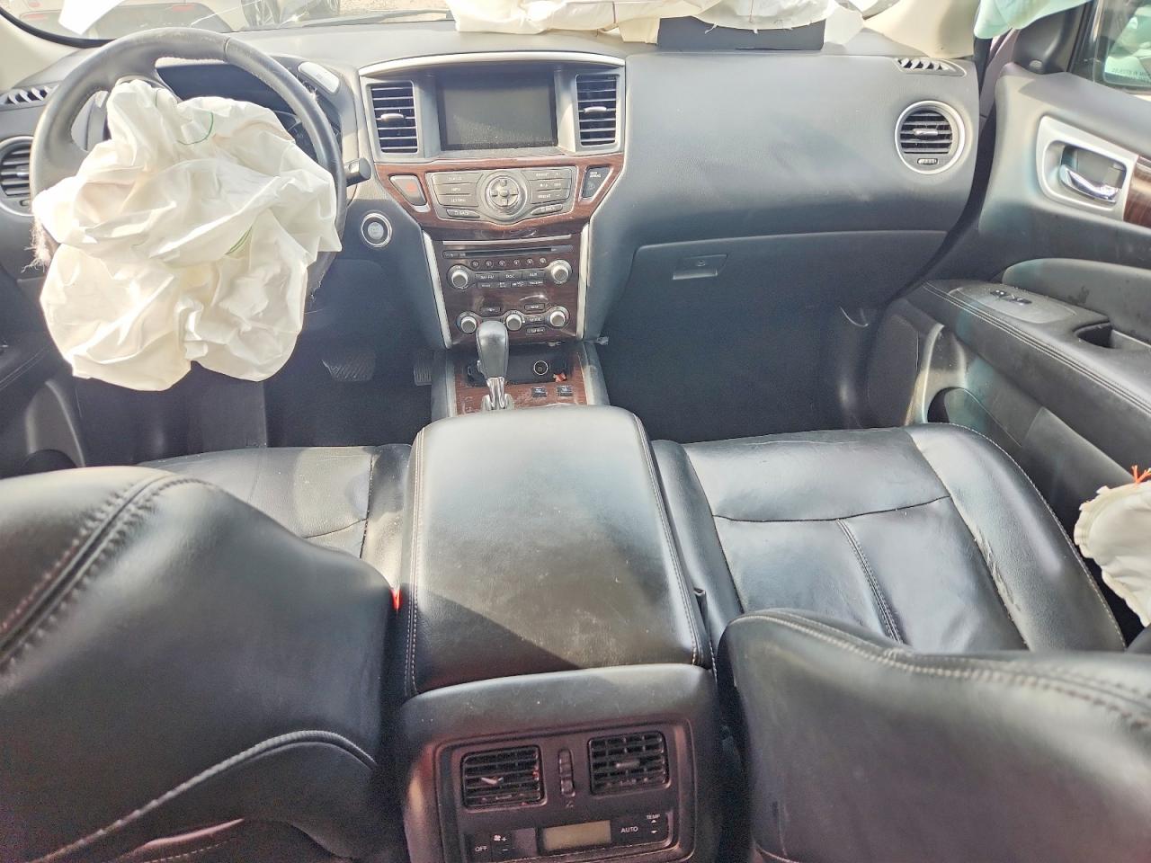 2015 Nissan Pathfinder Sl White vin: 5N1AR2MN2FC676058