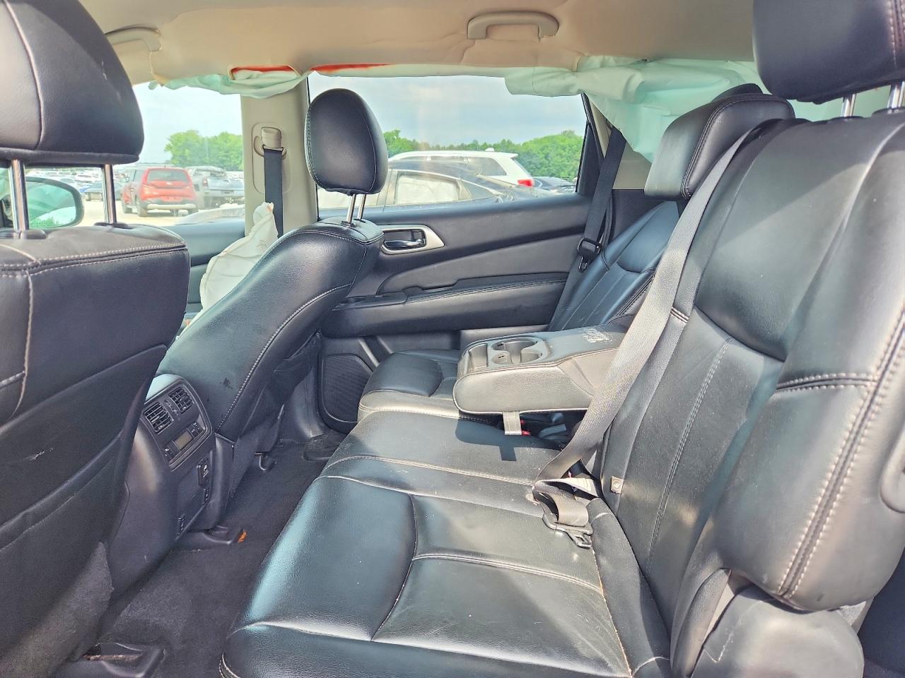 2015 Nissan Pathfinder Sl White vin: 5N1AR2MN2FC676058