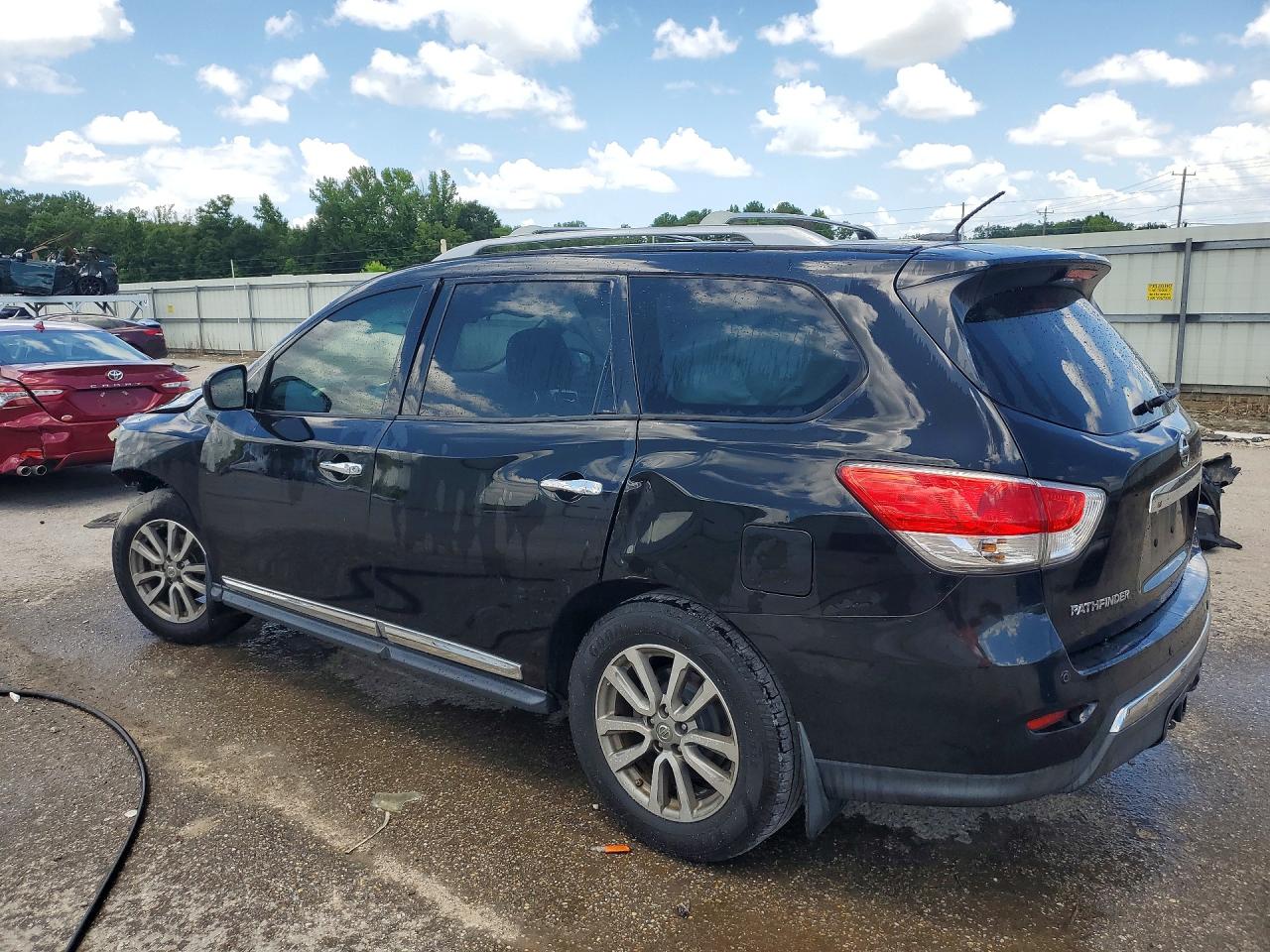 2015 Nissan Pathfinder Sl Black vin: 5N1AR2MN2FC681065