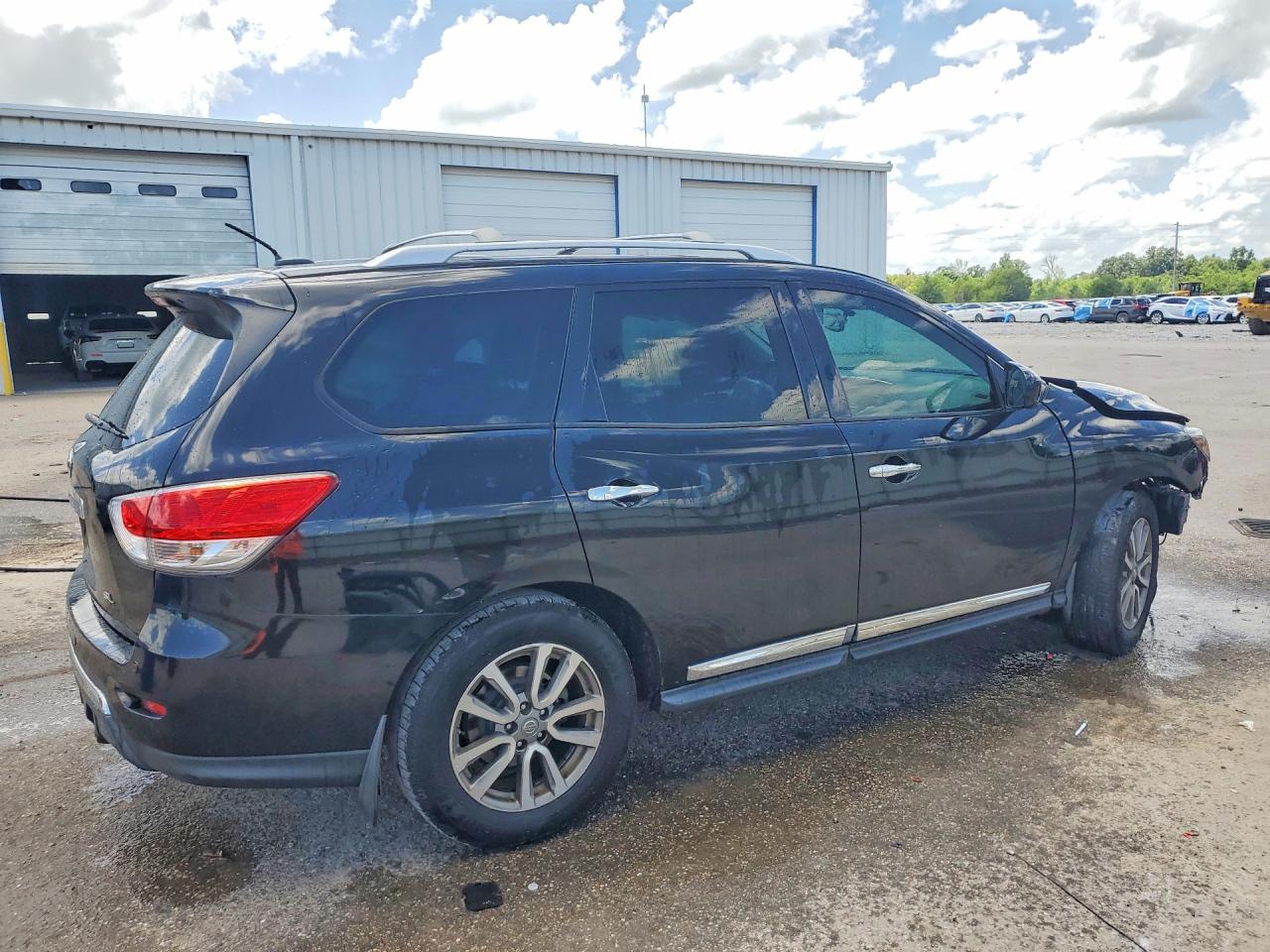 2015 Nissan Pathfinder Sl Black vin: 5N1AR2MN2FC681065