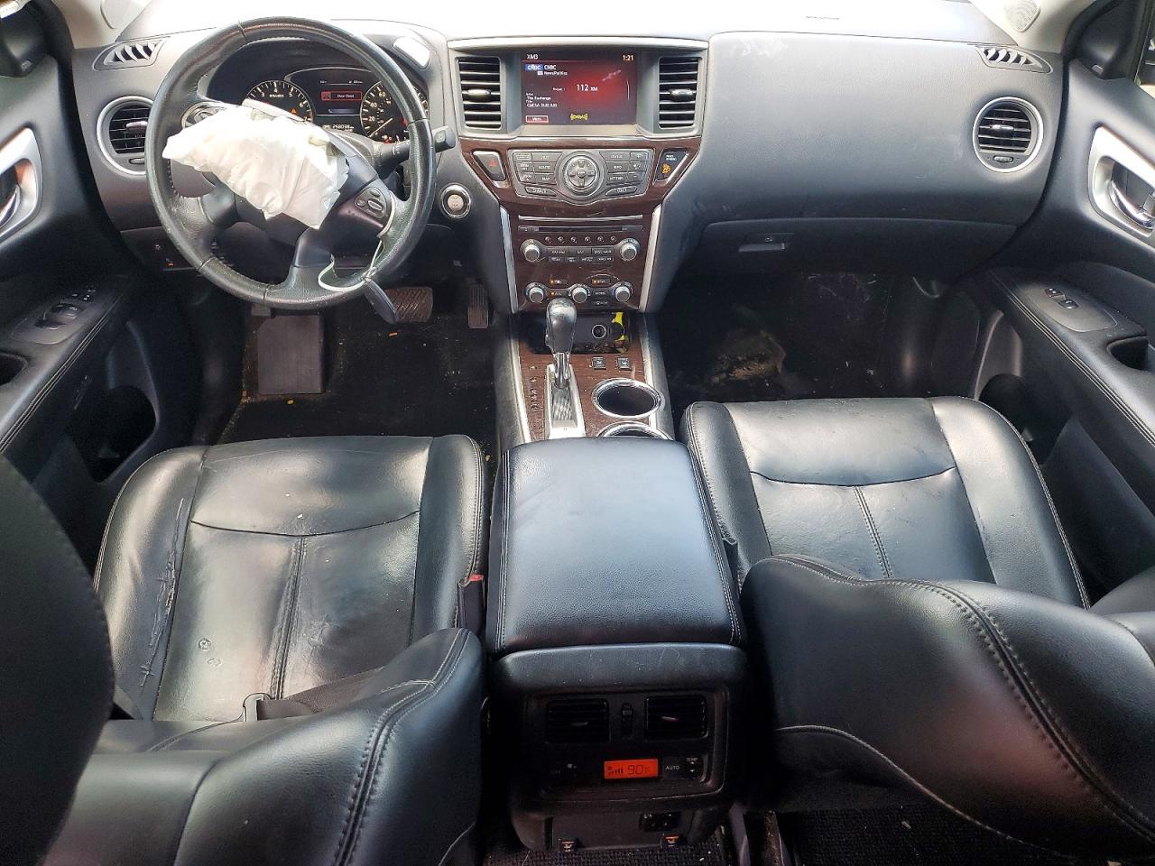 2015 Nissan Pathfinder Sl Black vin: 5N1AR2MN2FC681065