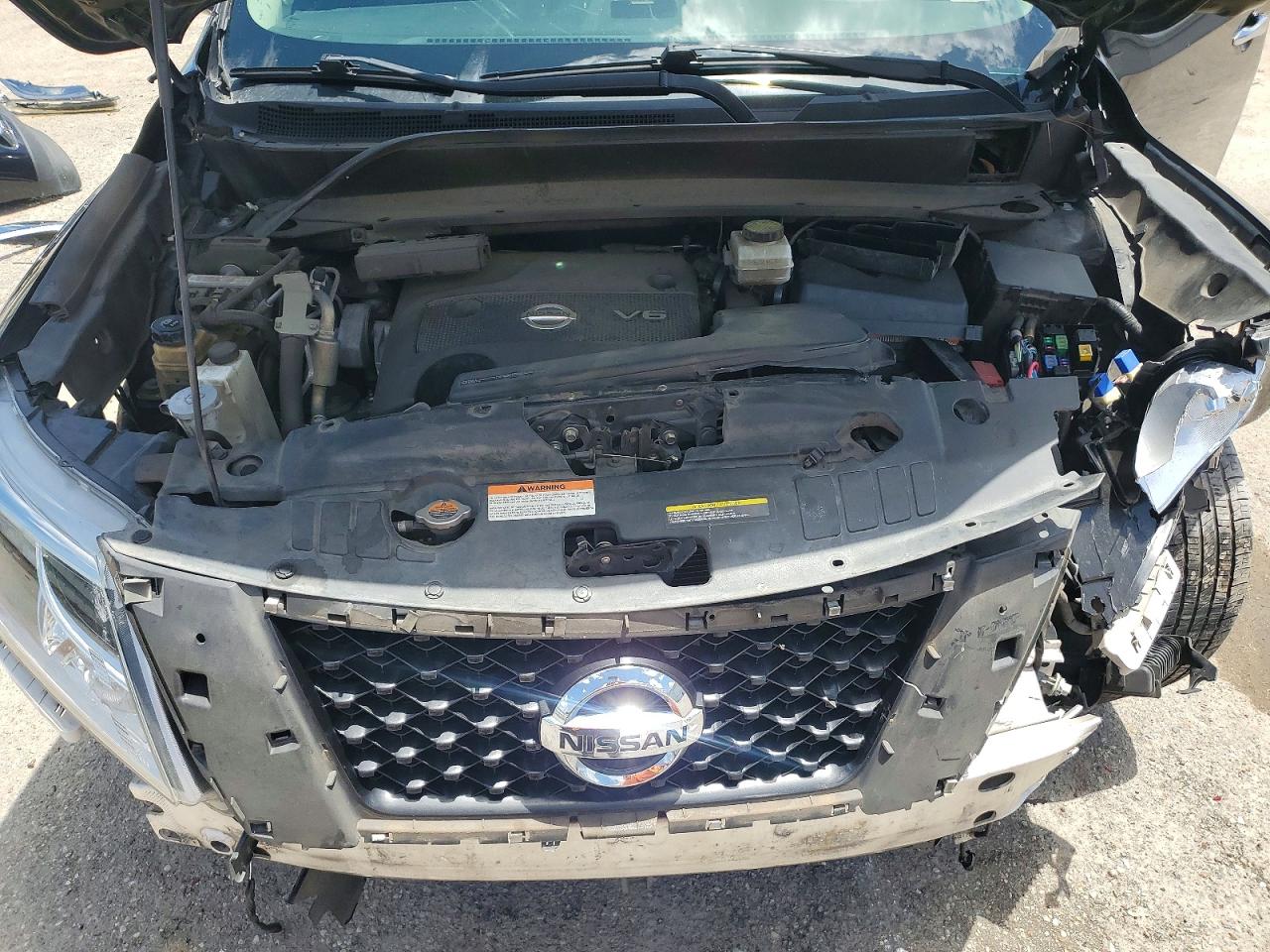 2015 Nissan Pathfinder Sl Black vin: 5N1AR2MN2FC681065