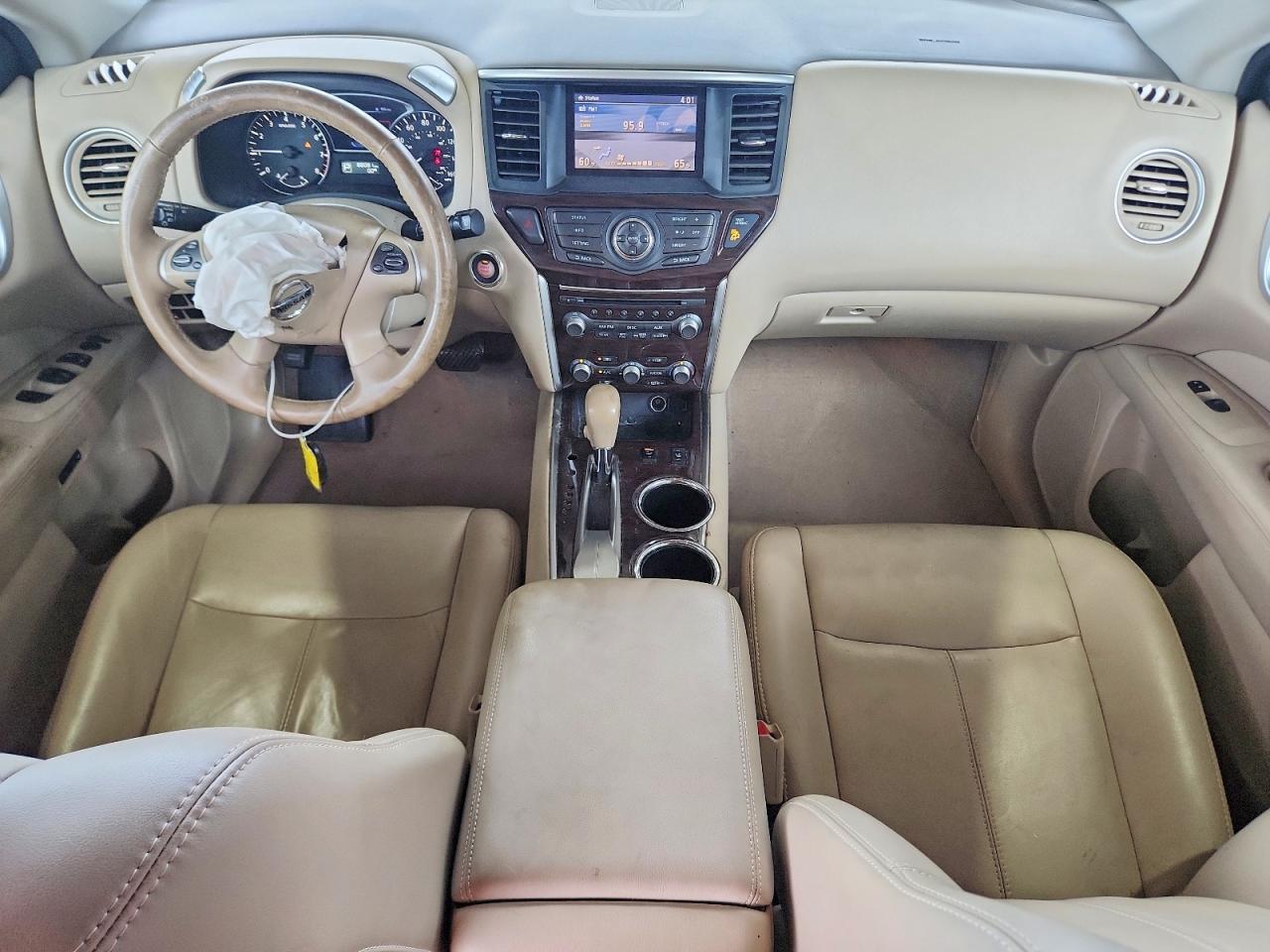 2015 Nissan Pathfinder Sl Красный vin: 5N1AR2MN2FC698755