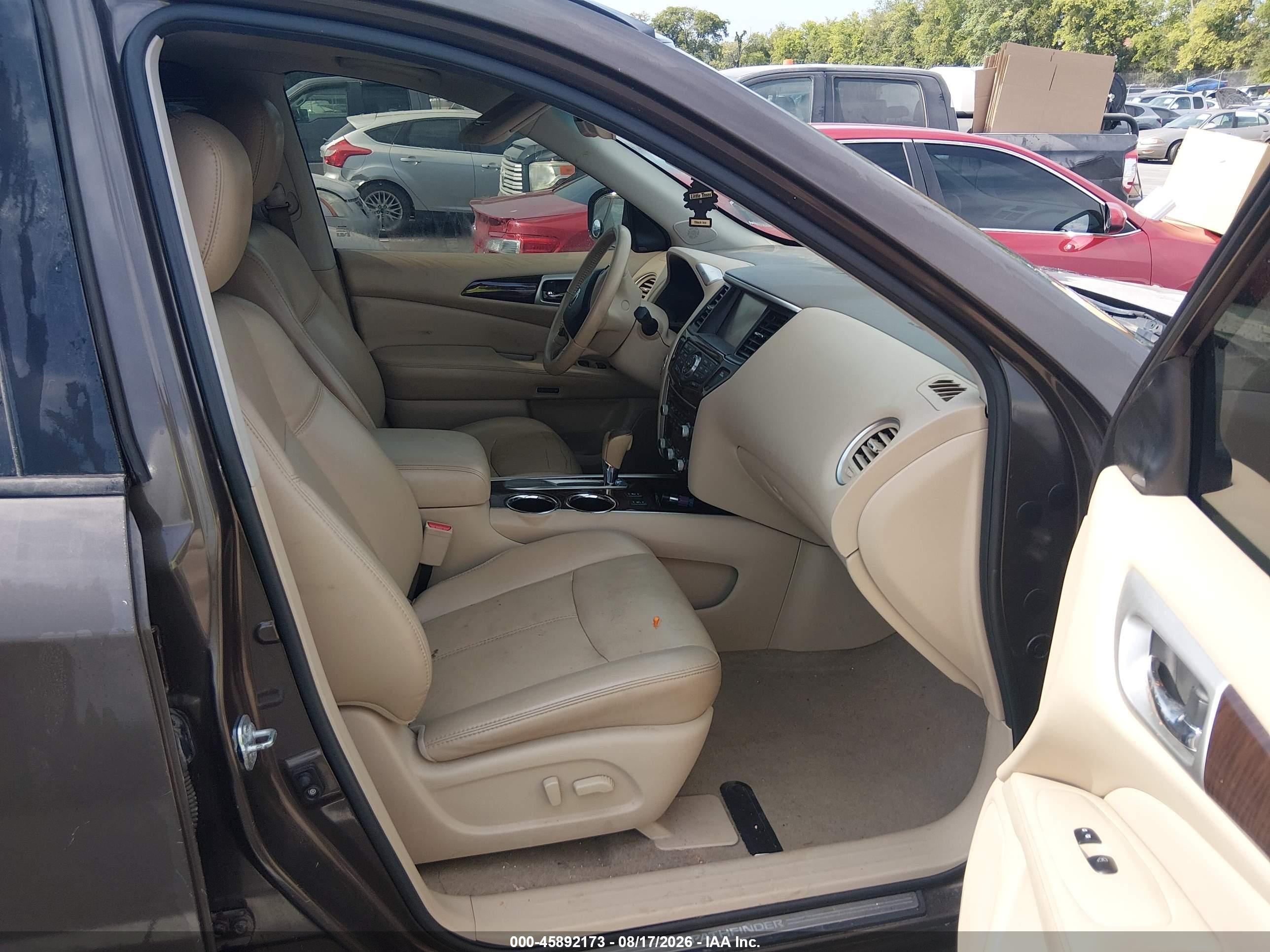 2015 Nissan Pathfinder Sl Gray vin: 5N1AR2MN2FC713710