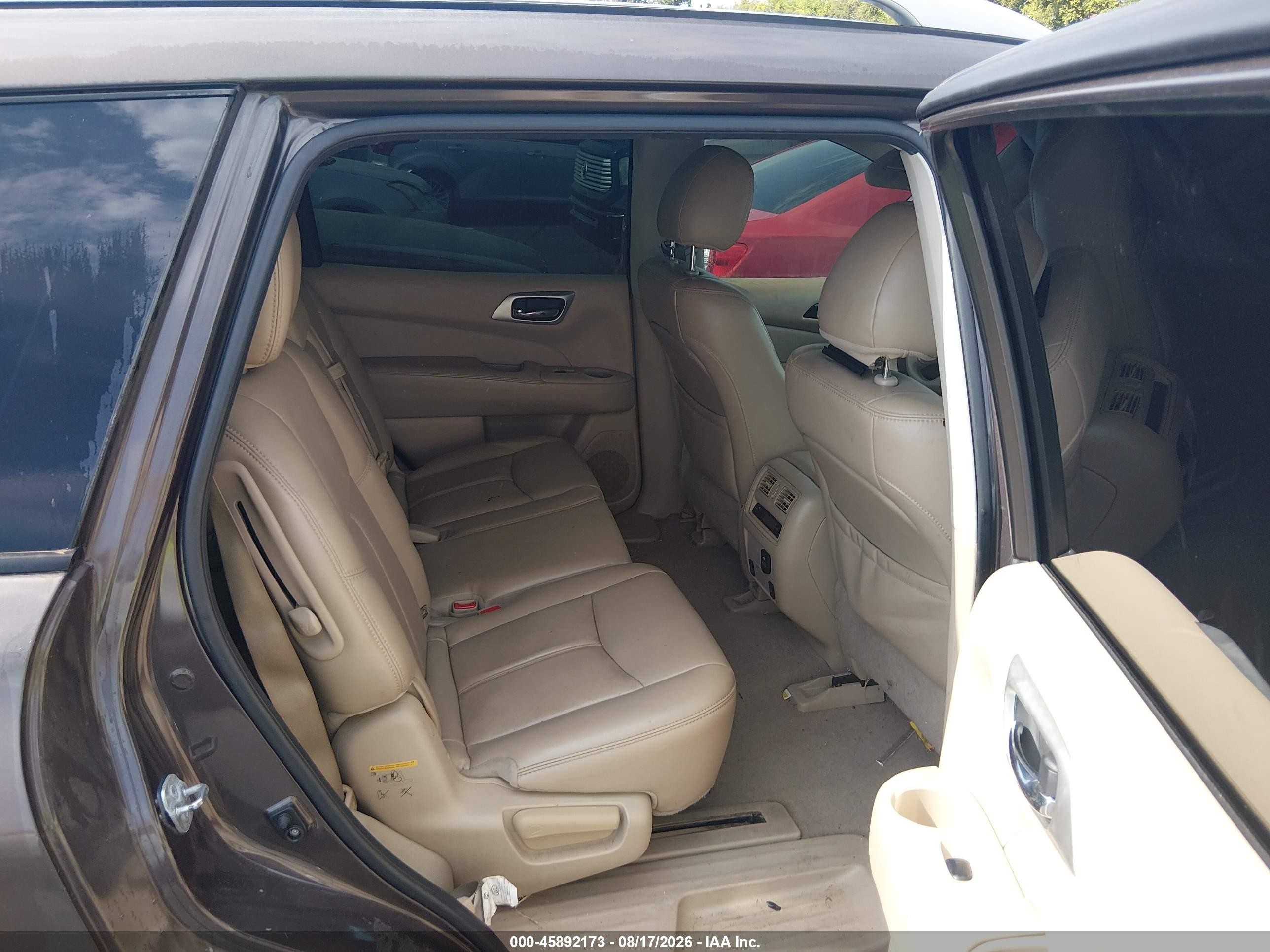 2015 Nissan Pathfinder Sl Gray vin: 5N1AR2MN2FC713710
