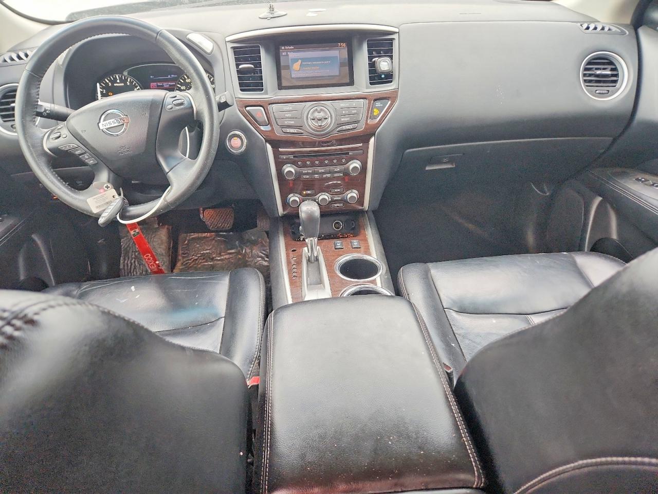 2015 Nissan Pathfinder Sl Black vin: 5N1AR2MN2FC713996