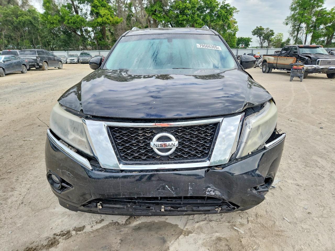 2015 Nissan Pathfinder Sl Black vin: 5N1AR2MN2FC713996