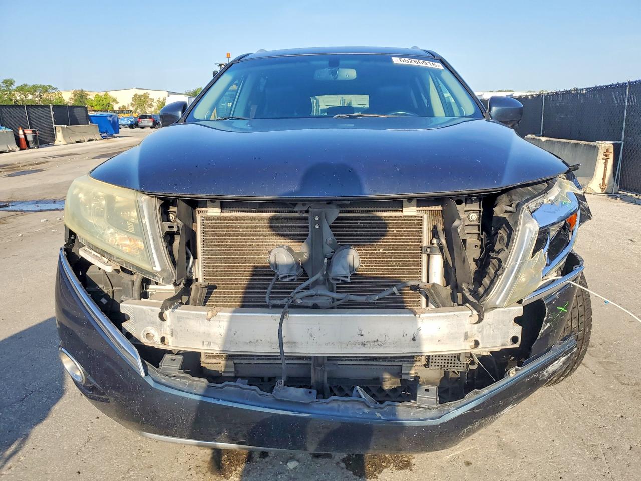 2015 Nissan Pathfinder Sl Blue vin: 5N1AR2MN2FC723248