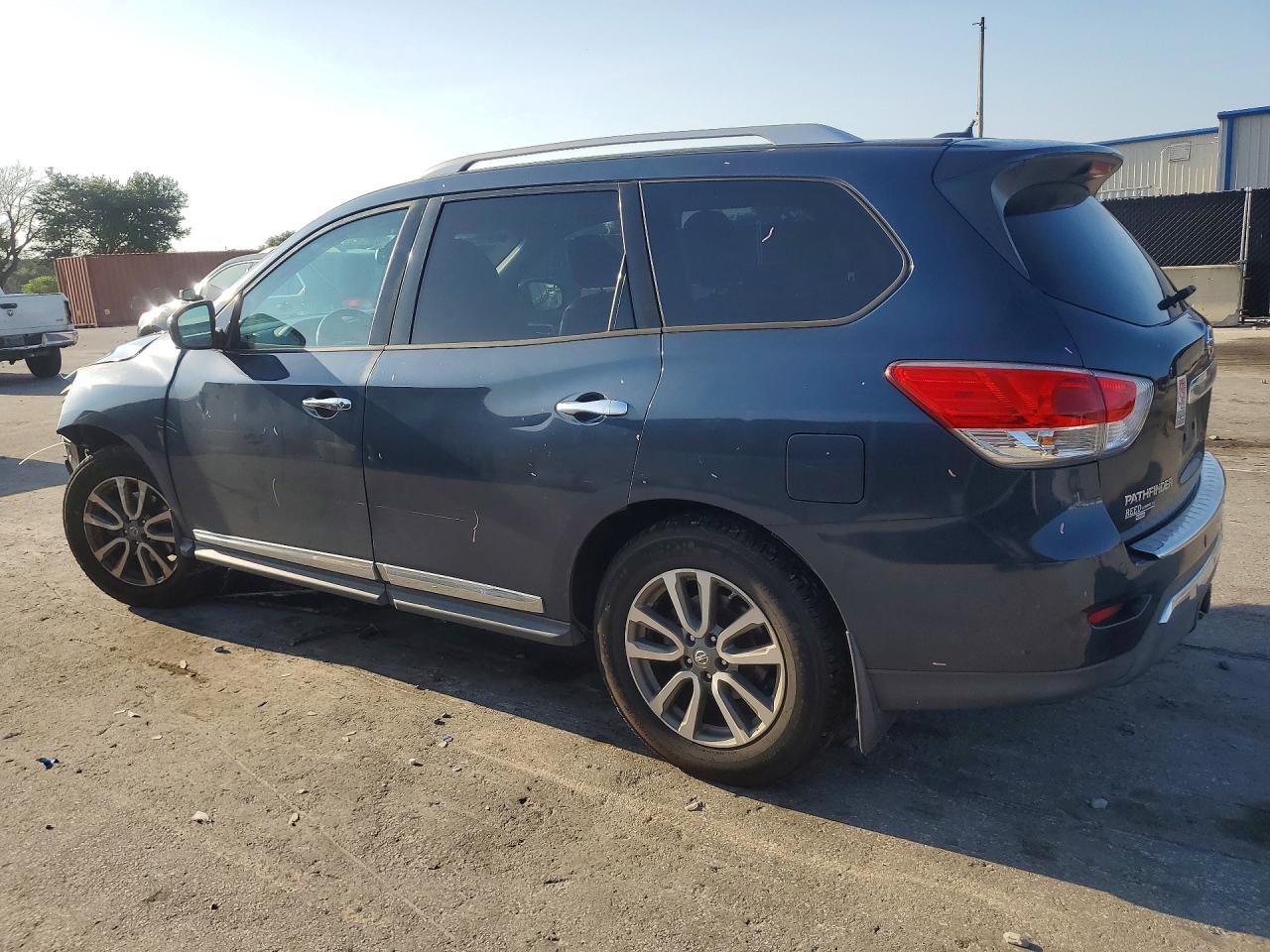 2015 Nissan Pathfinder Sl Blue vin: 5N1AR2MN2FC723248