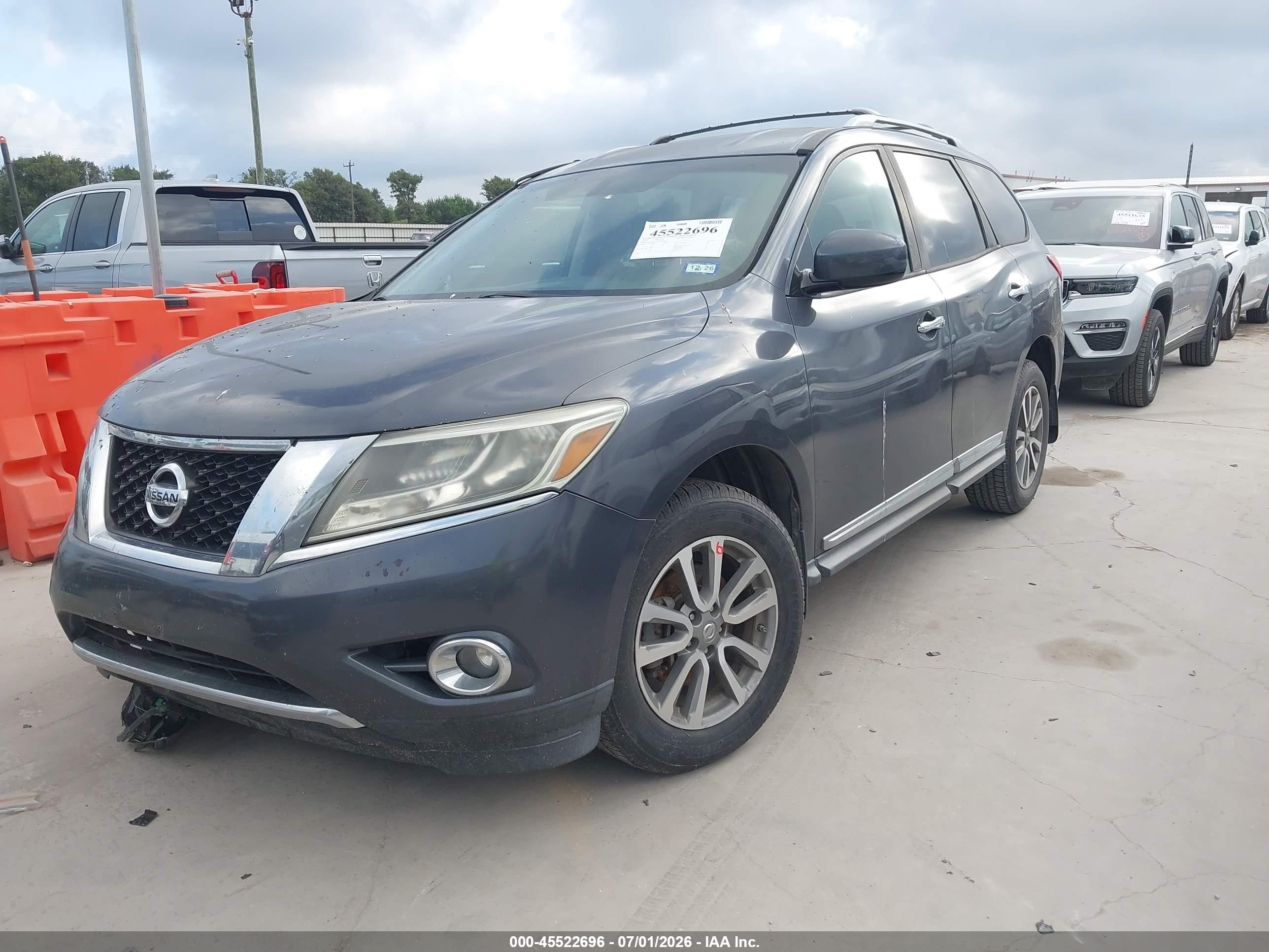 2013 Nissan Pathfinder Sl Серый vin: 5N1AR2MN3DC600944