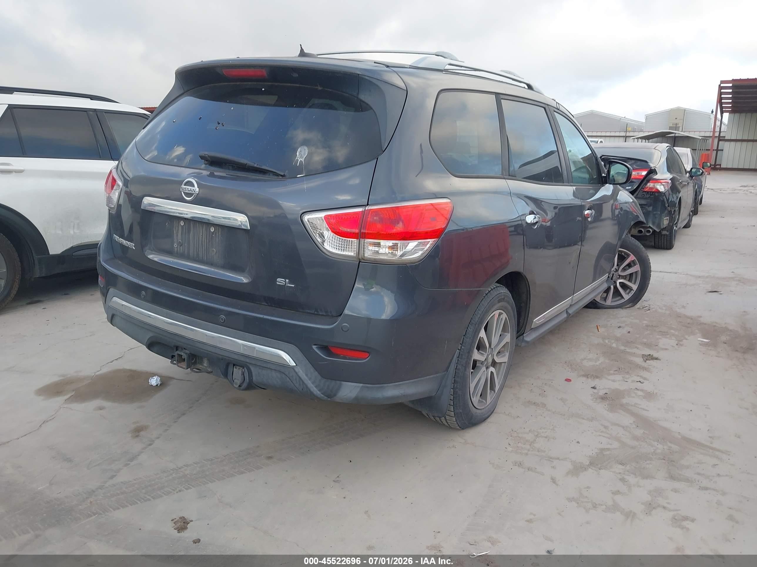 2013 Nissan Pathfinder Sl Серый vin: 5N1AR2MN3DC600944