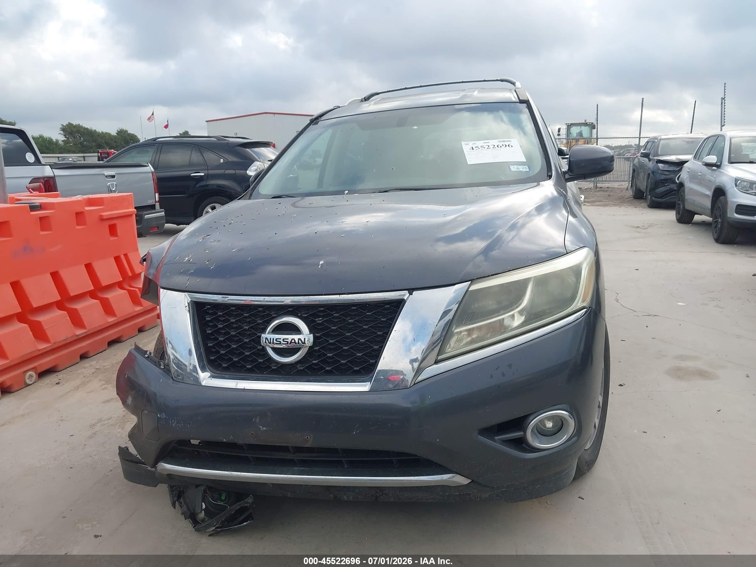 2013 Nissan Pathfinder Sl Серый vin: 5N1AR2MN3DC600944