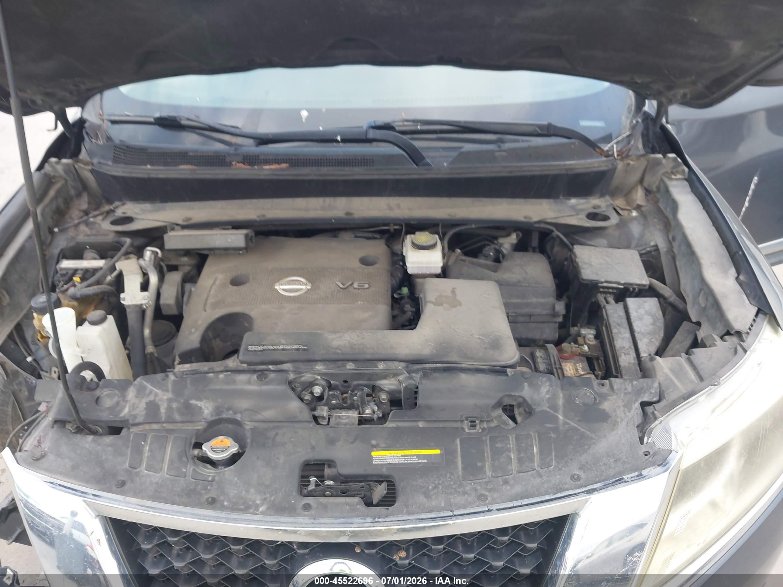 2013 Nissan Pathfinder Sl Серый vin: 5N1AR2MN3DC600944