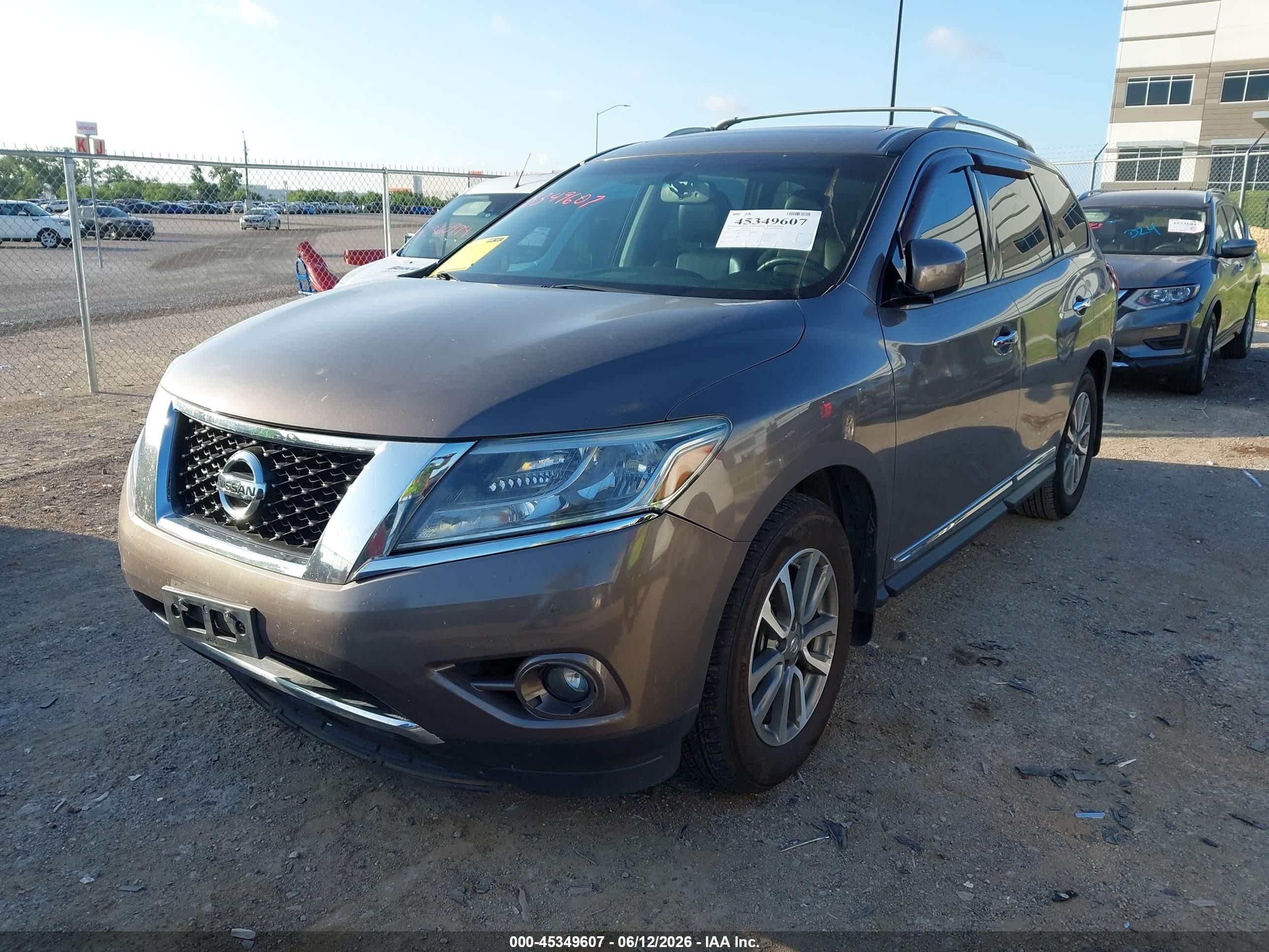 2013 Nissan Pathfinder Sl Brown vin: 5N1AR2MN3DC603987