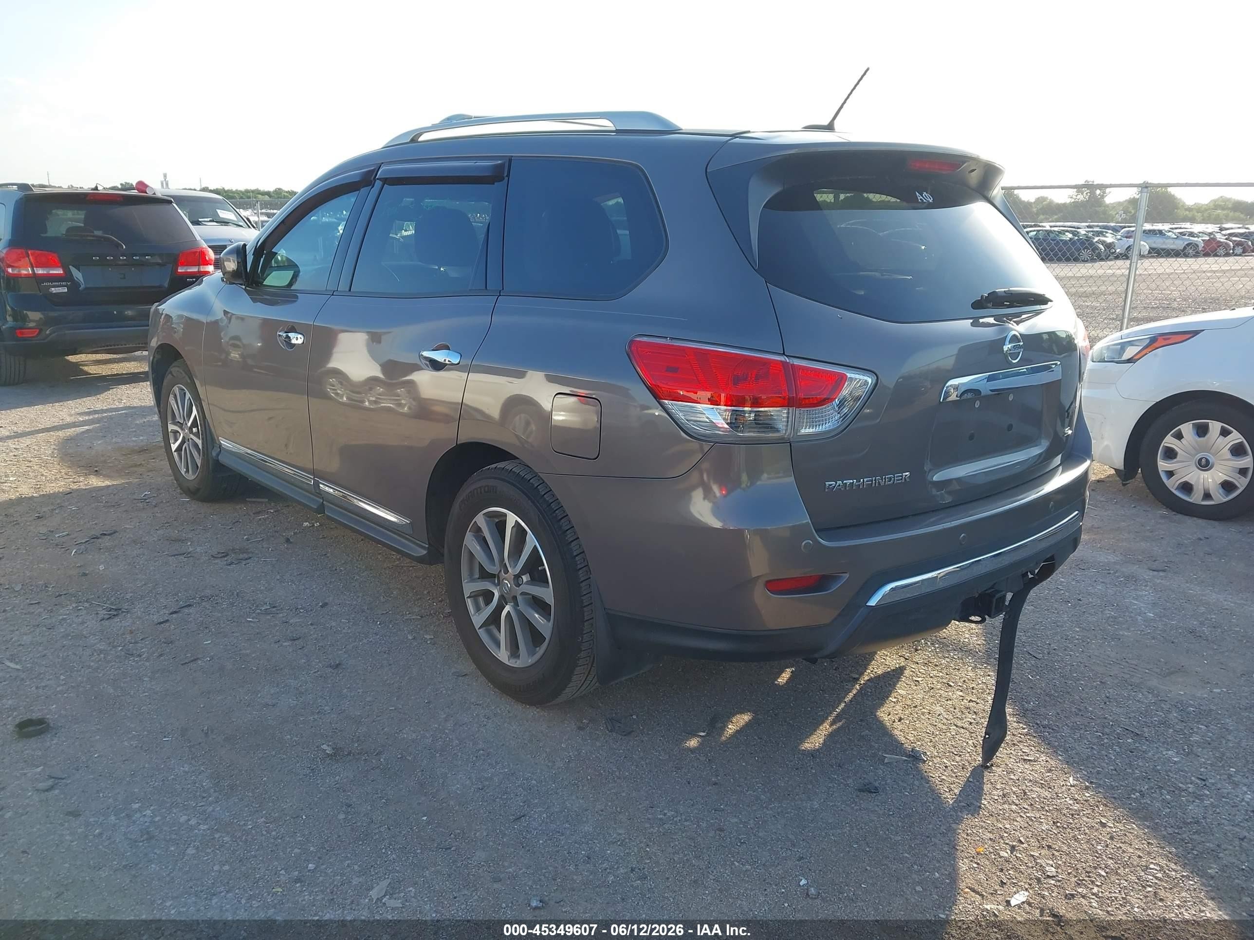 2013 Nissan Pathfinder Sl Brown vin: 5N1AR2MN3DC603987