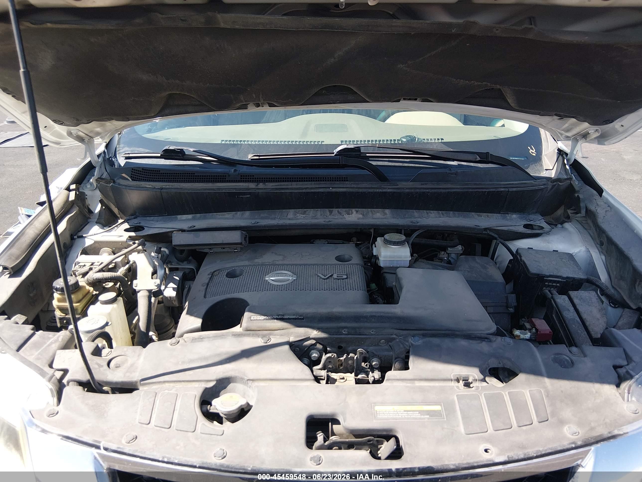 2013 Nissan Pathfinder Sl White vin: 5N1AR2MN3DC613810