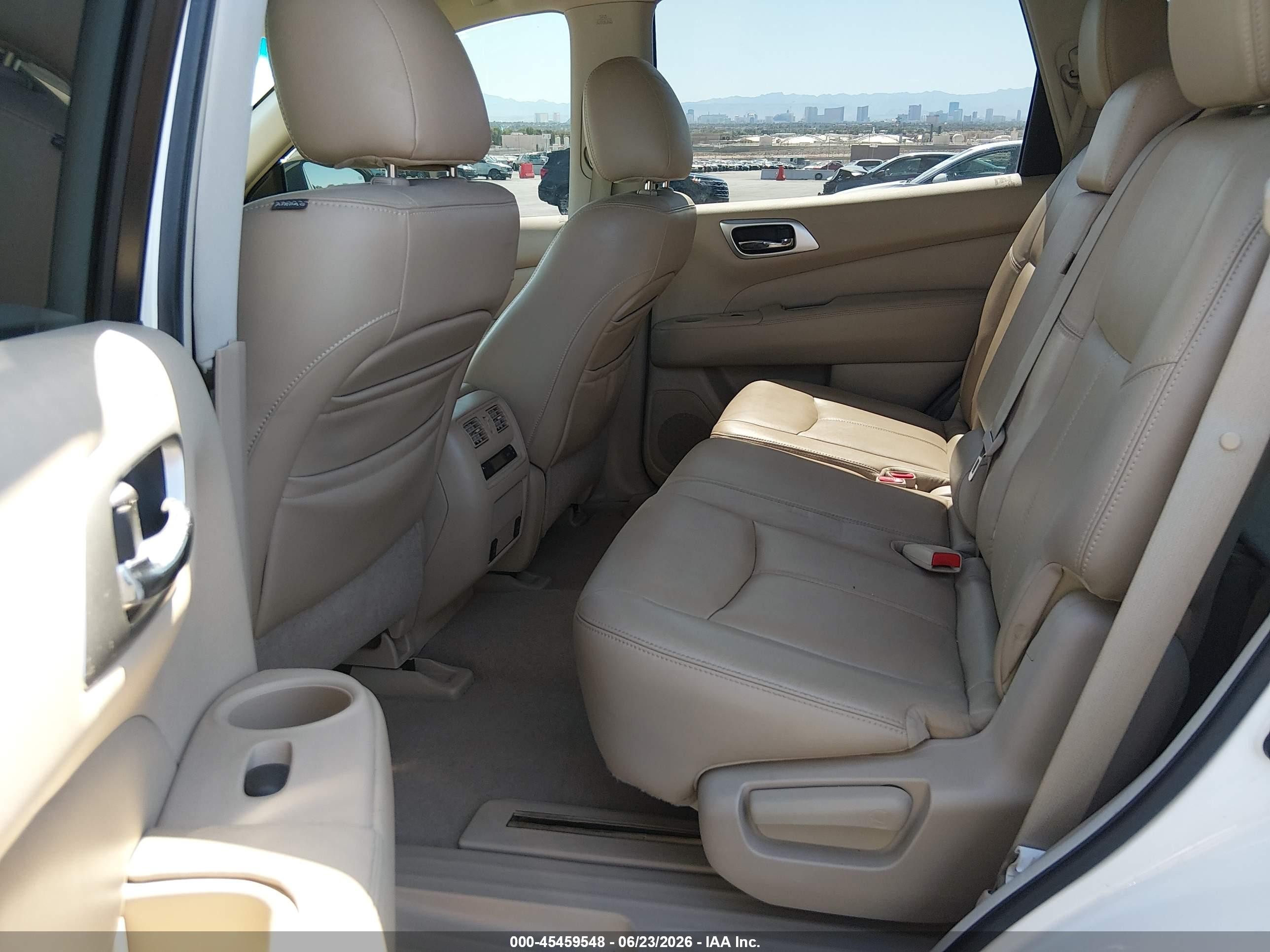 2013 Nissan Pathfinder Sl White vin: 5N1AR2MN3DC613810