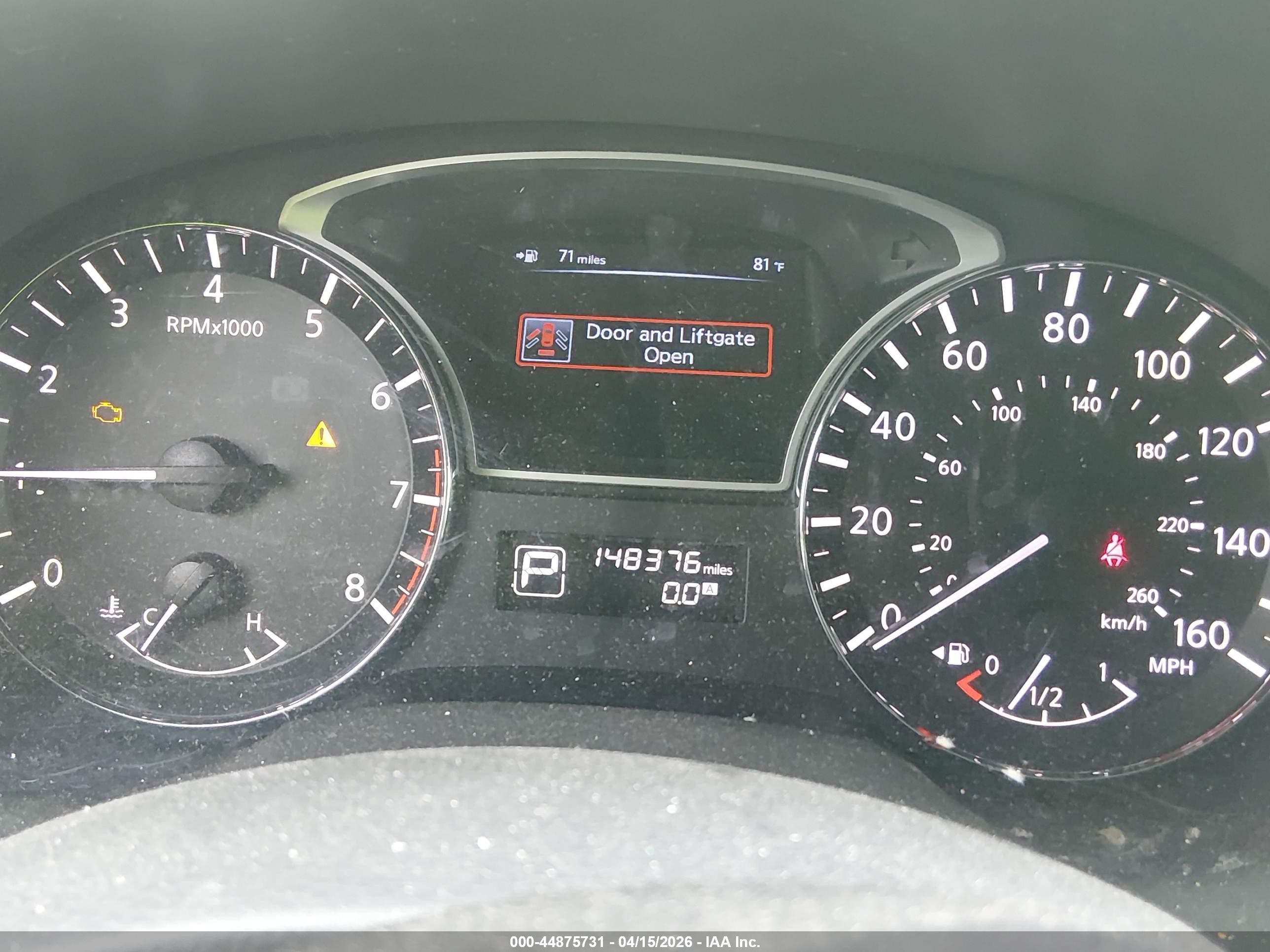 2013 Nissan Pathfinder Sv Серый vin: 5N1AR2MN3DC630929