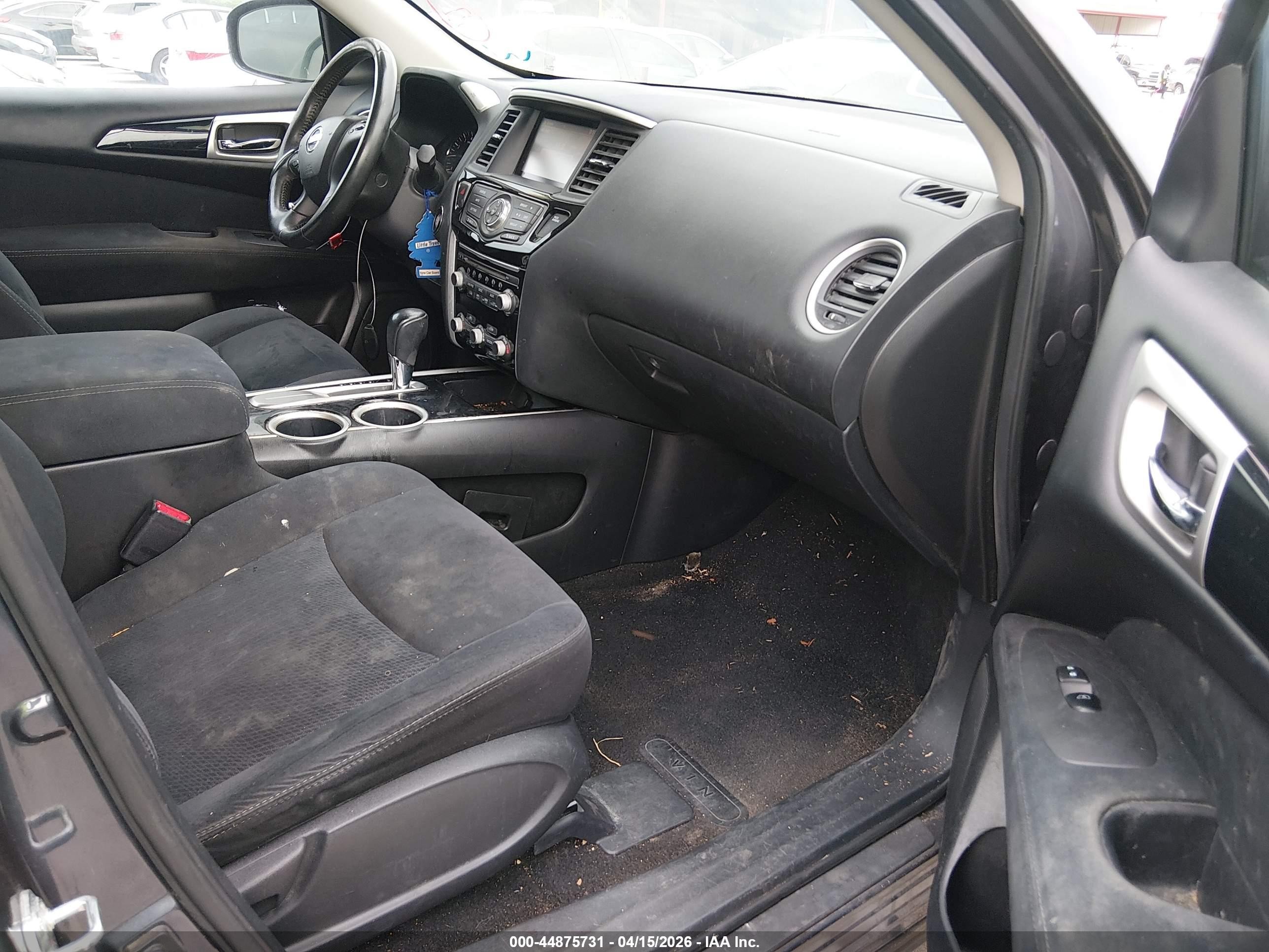 2013 Nissan Pathfinder Sv Серый vin: 5N1AR2MN3DC630929