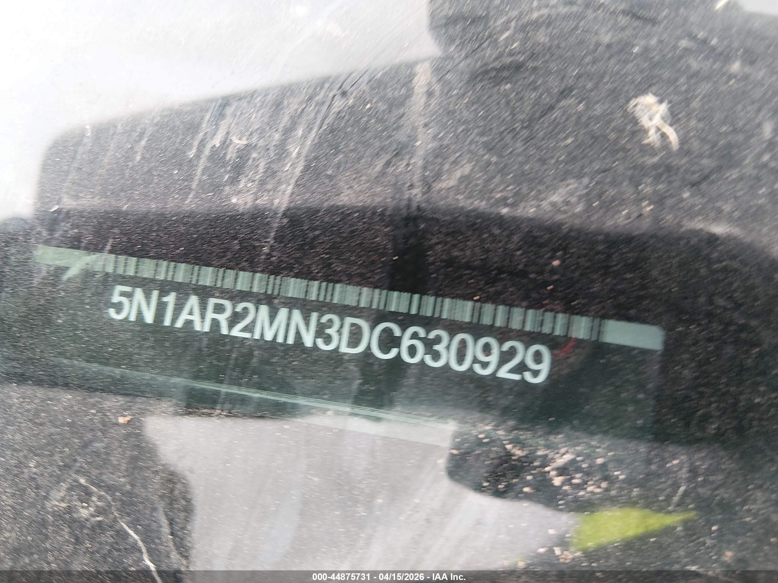 2013 Nissan Pathfinder Sv Серый vin: 5N1AR2MN3DC630929