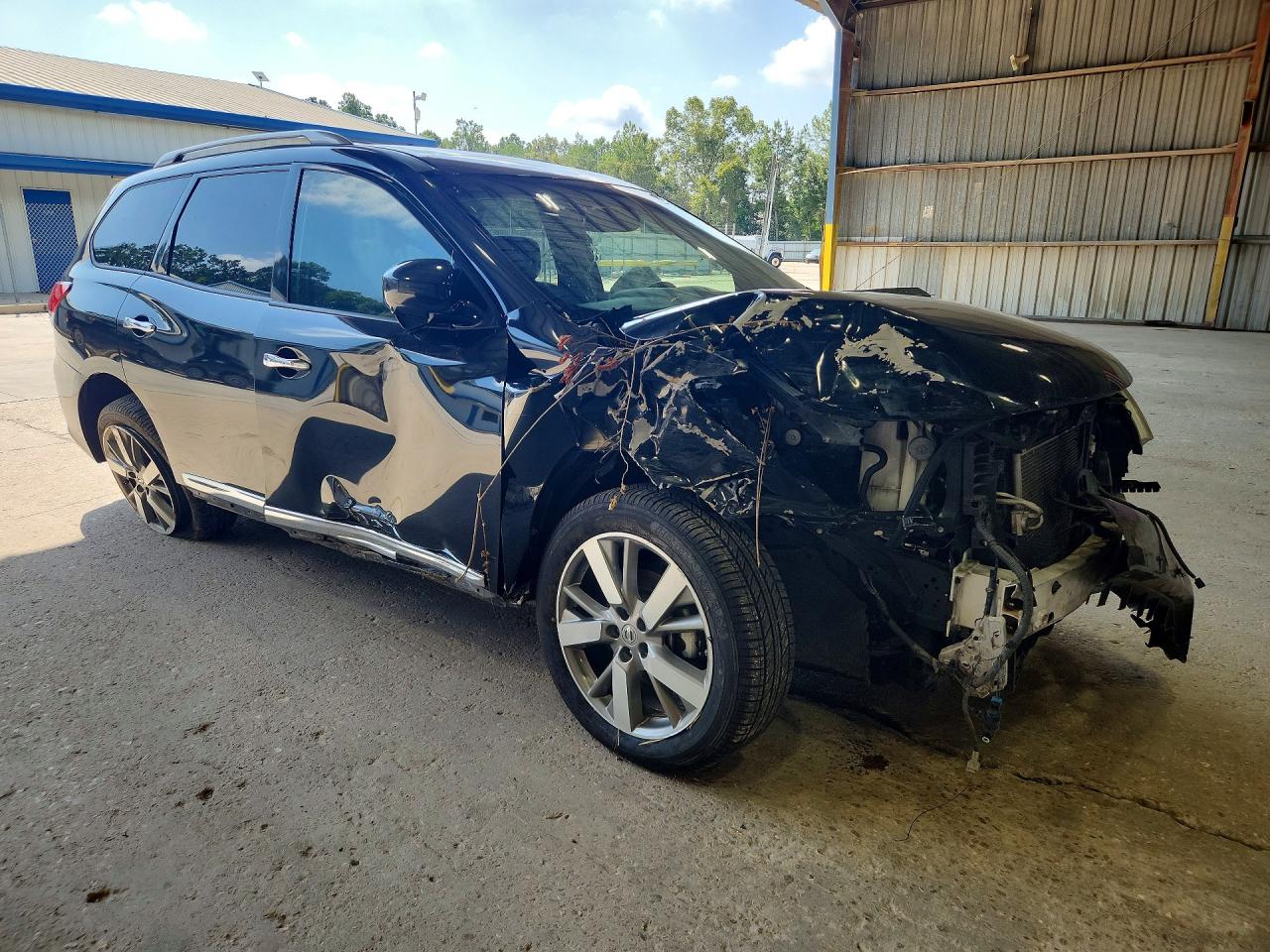 2013 Nissan Pathfinder S Black vin: 5N1AR2MN3DC635614