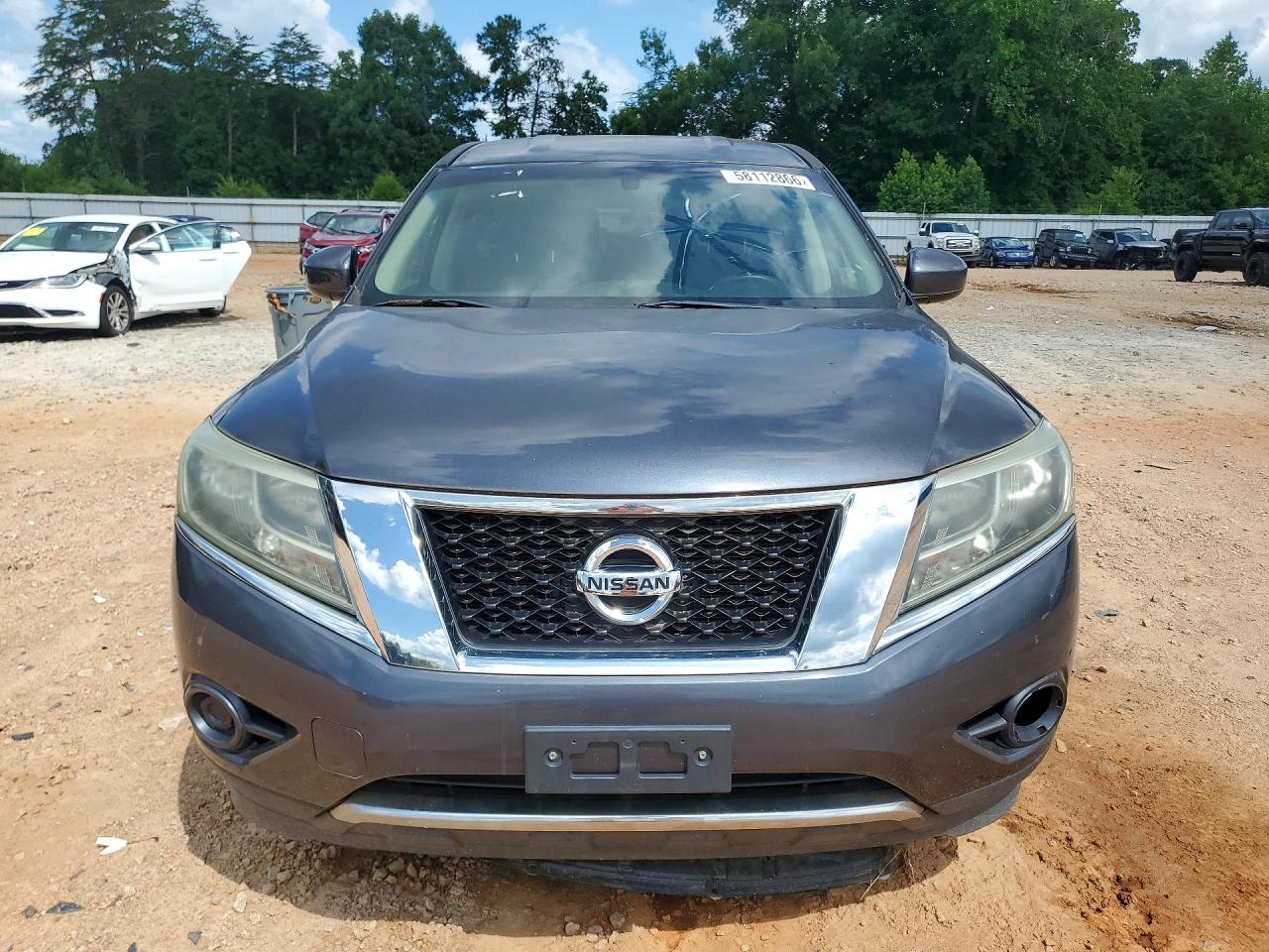 2013 Nissan Pathfinder S Charcoal vin: 5N1AR2MN3DC652493