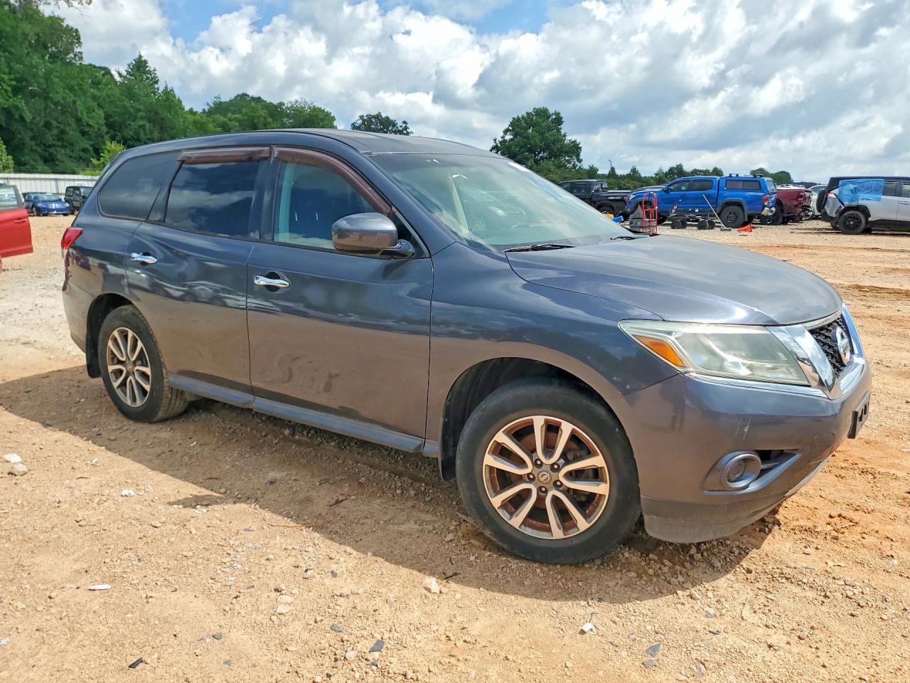 2013 Nissan Pathfinder S Charcoal vin: 5N1AR2MN3DC652493
