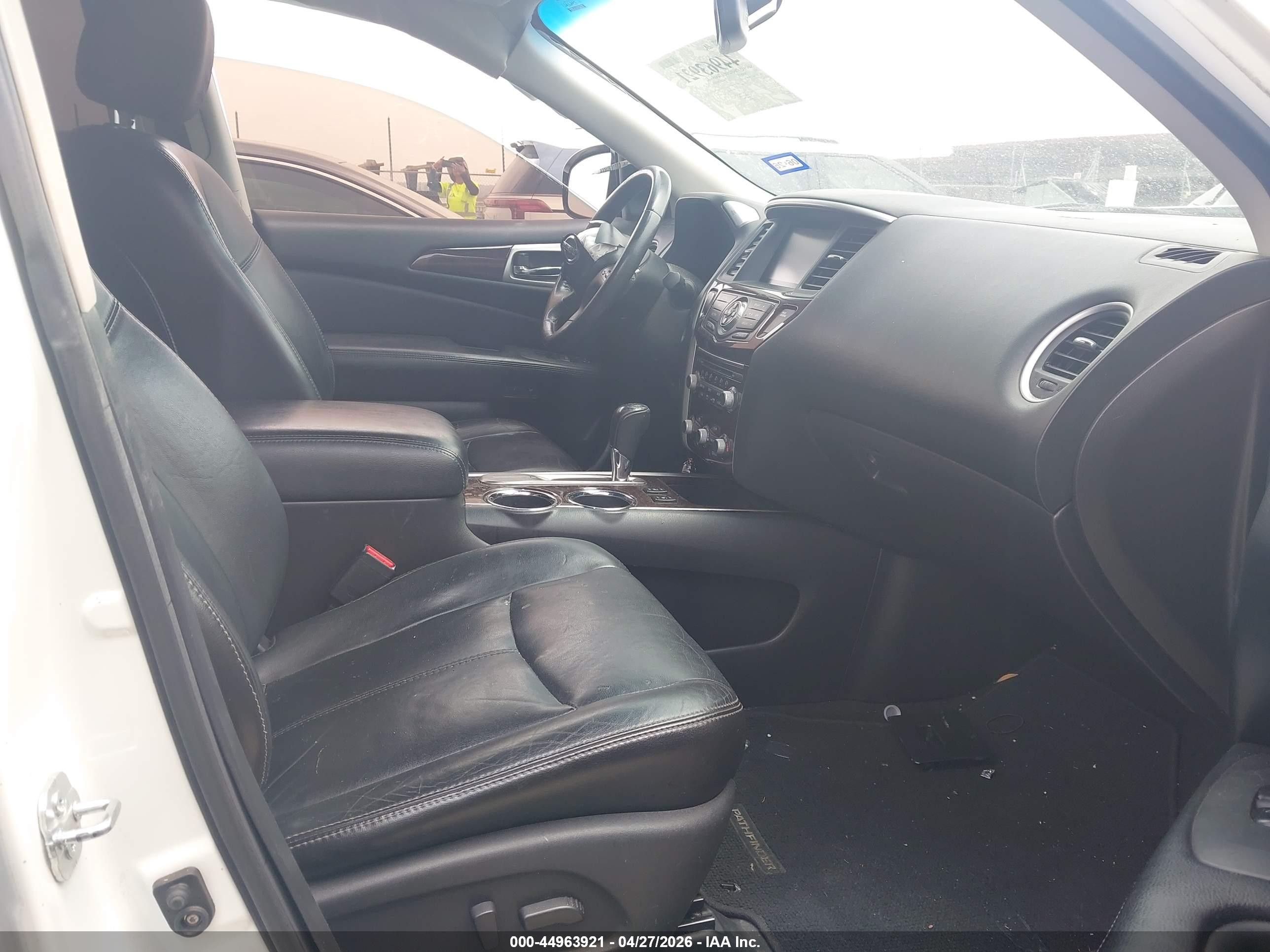2013 Nissan Pathfinder Sl White vin: 5N1AR2MN3DC661498