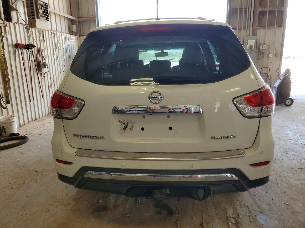 2013 Nissan Pathfinder S White vin: 5N1AR2MN3DC674767