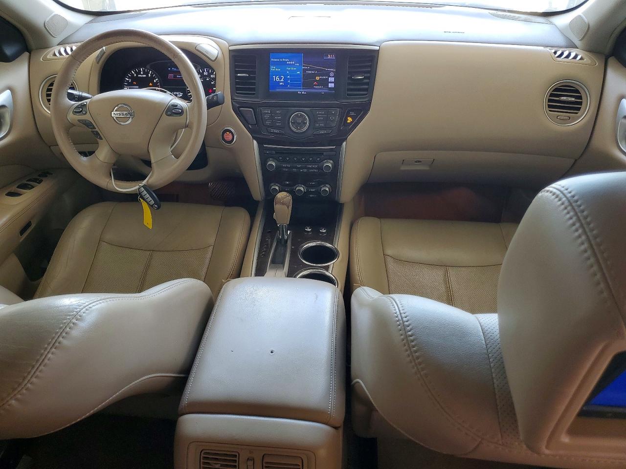 2013 Nissan Pathfinder S White vin: 5N1AR2MN3DC674767
