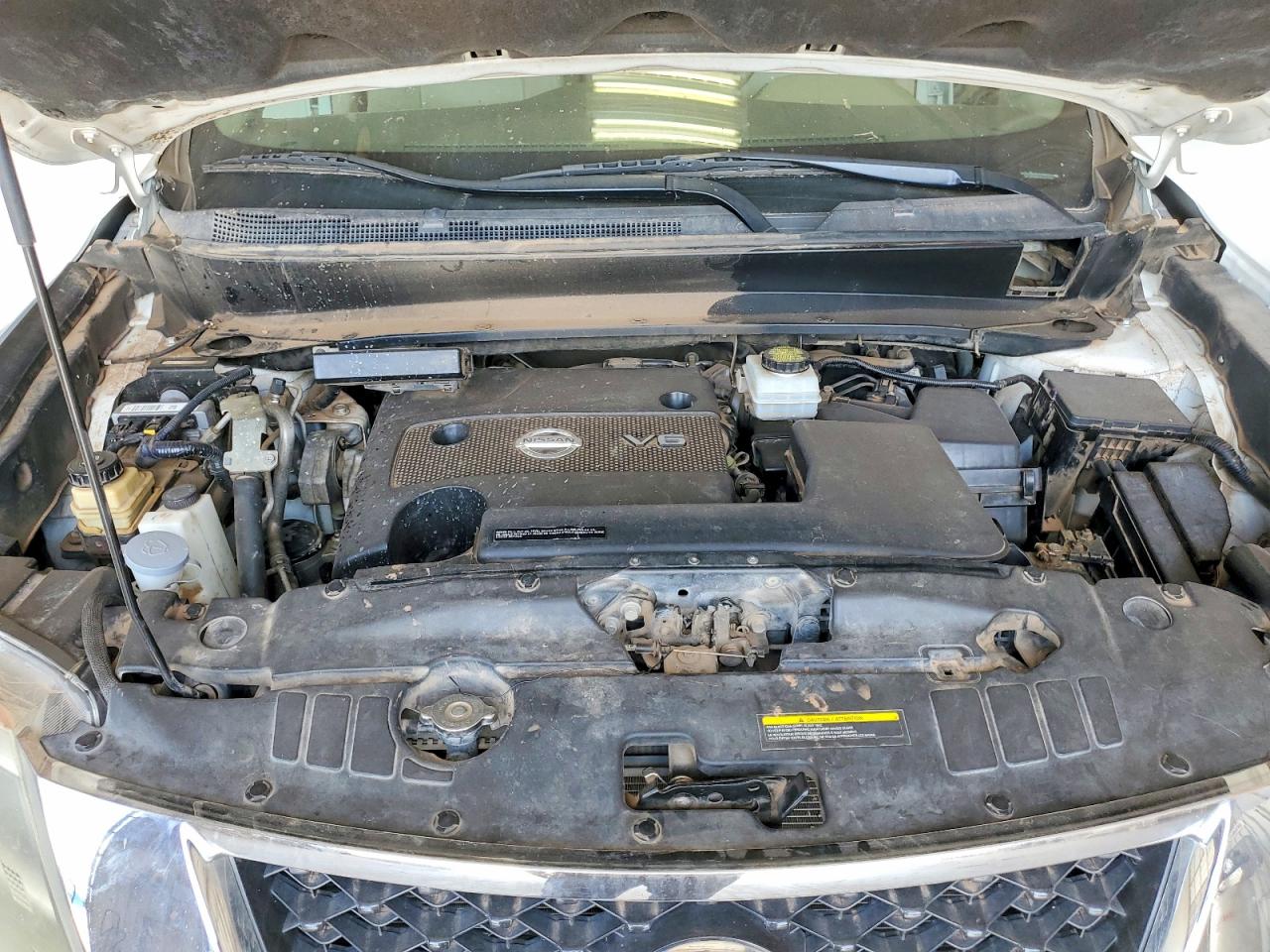 2013 Nissan Pathfinder S White vin: 5N1AR2MN3DC674767