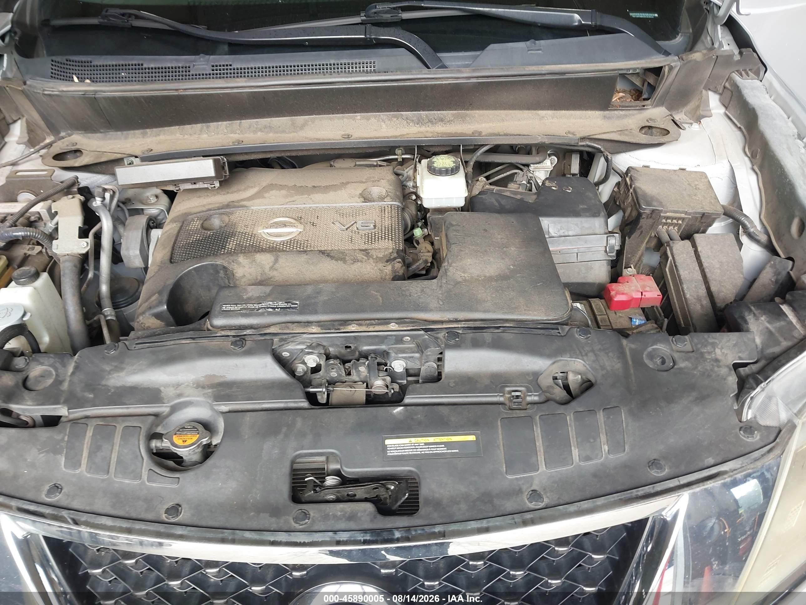 2013 Nissan Pathfinder Sl Silver vin: 5N1AR2MN3DC678141