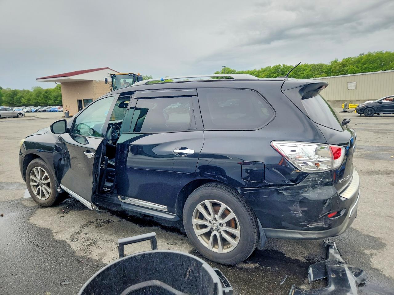 2013 Nissan Pathfinder S Black vin: 5N1AR2MN3DC681816