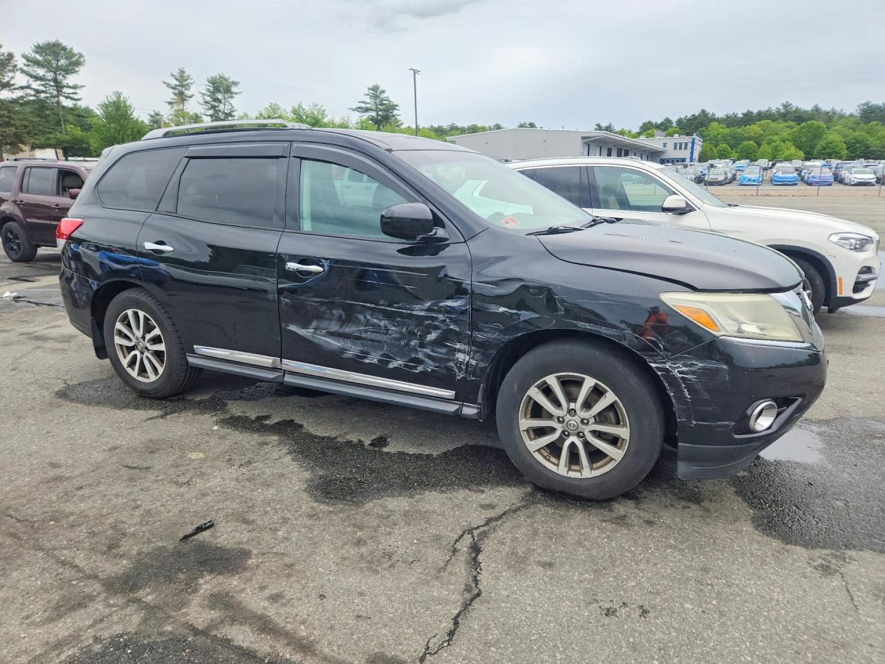 2013 Nissan Pathfinder S Black vin: 5N1AR2MN3DC681816