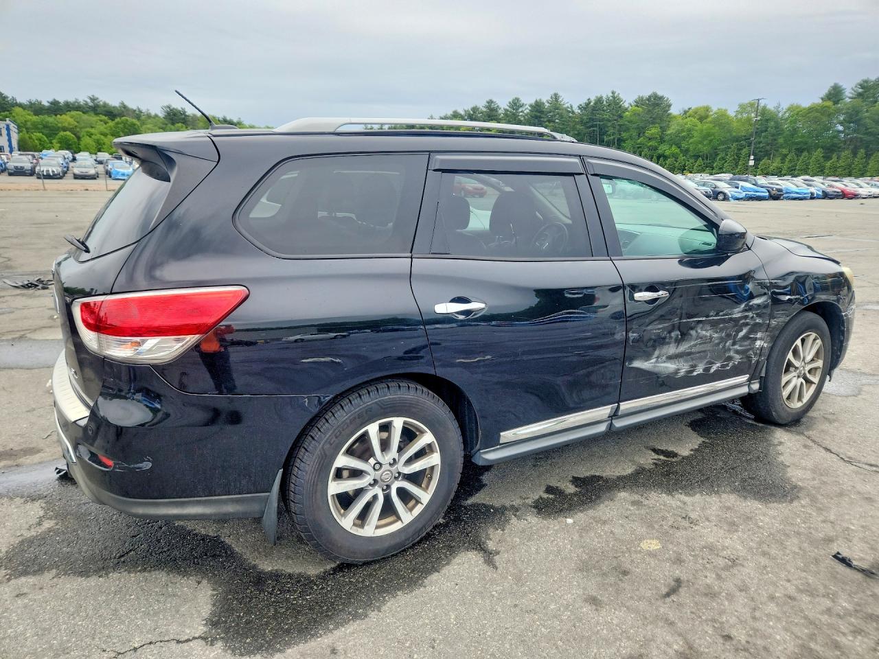 2013 Nissan Pathfinder S Black vin: 5N1AR2MN3DC681816