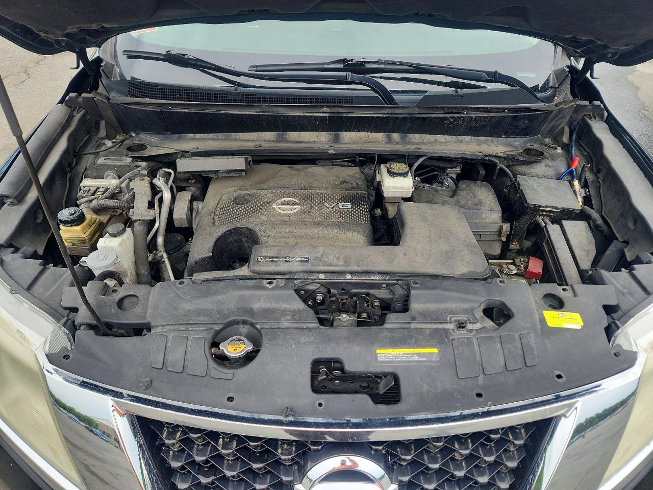 2013 Nissan Pathfinder S Black vin: 5N1AR2MN3DC681816