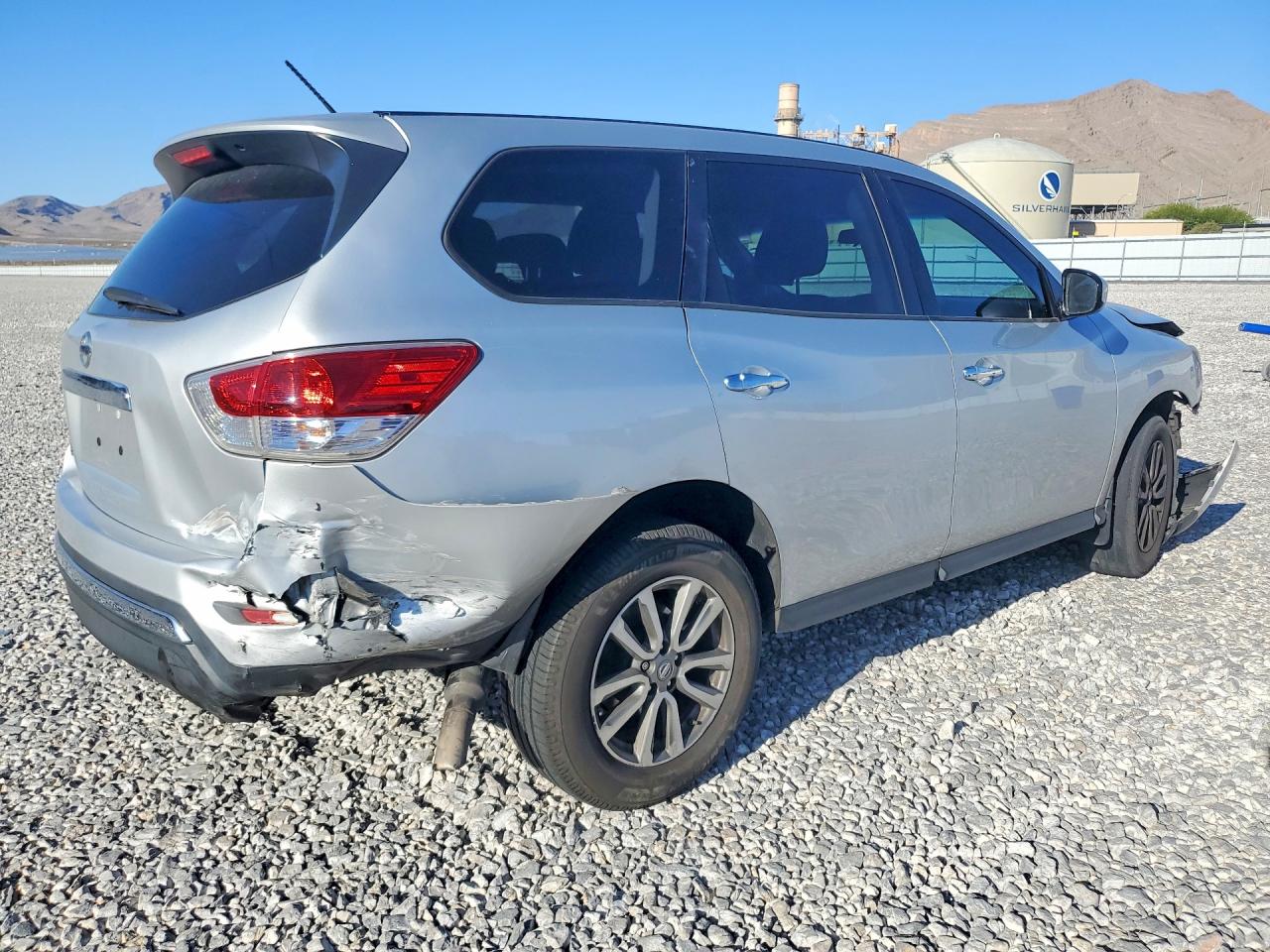2013 Nissan Pathfinder S Silver vin: 5N1AR2MN3DC685137